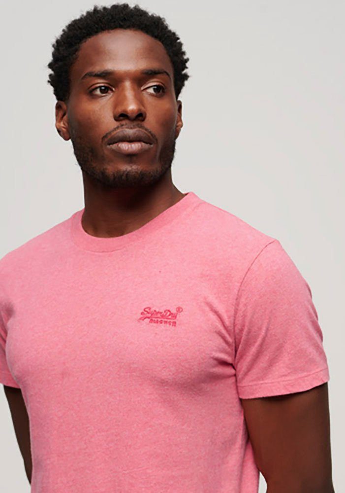Superdry Shirt met ronde hals ESSENTIAL LOGO EMB TEE