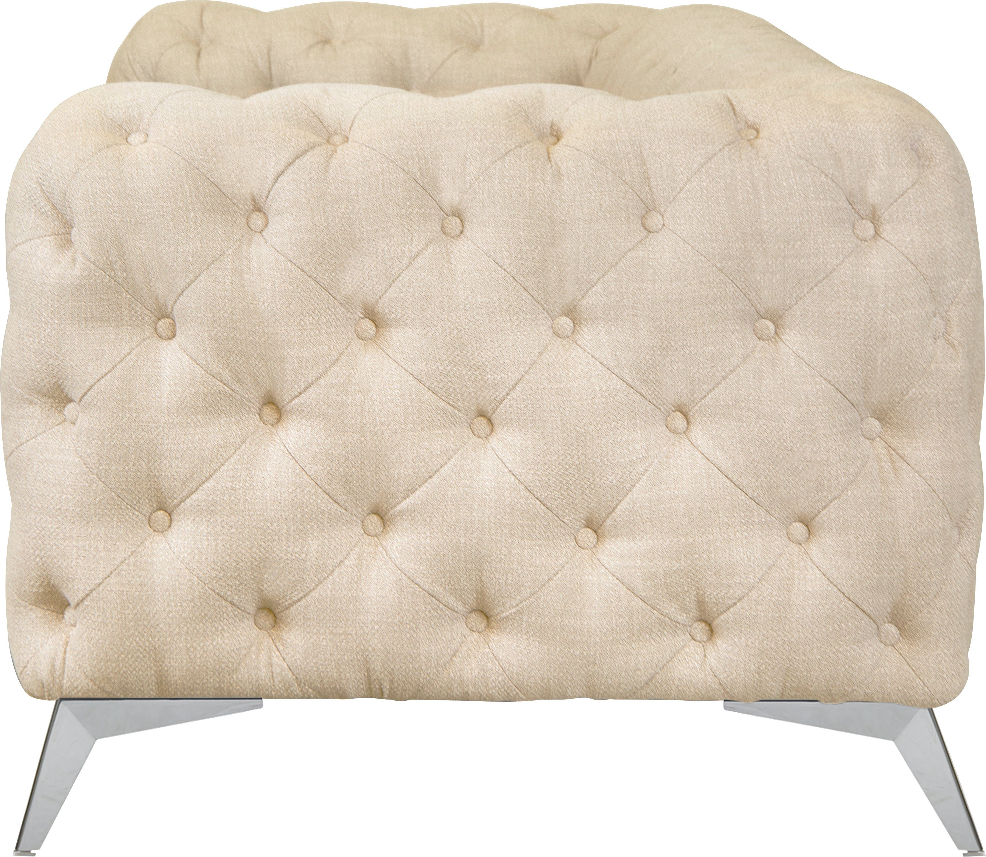 Leonique Chesterfield-bank Glynis luxueuze capitonnage, moderne chesterfield look, kleur van de poten ter keuze