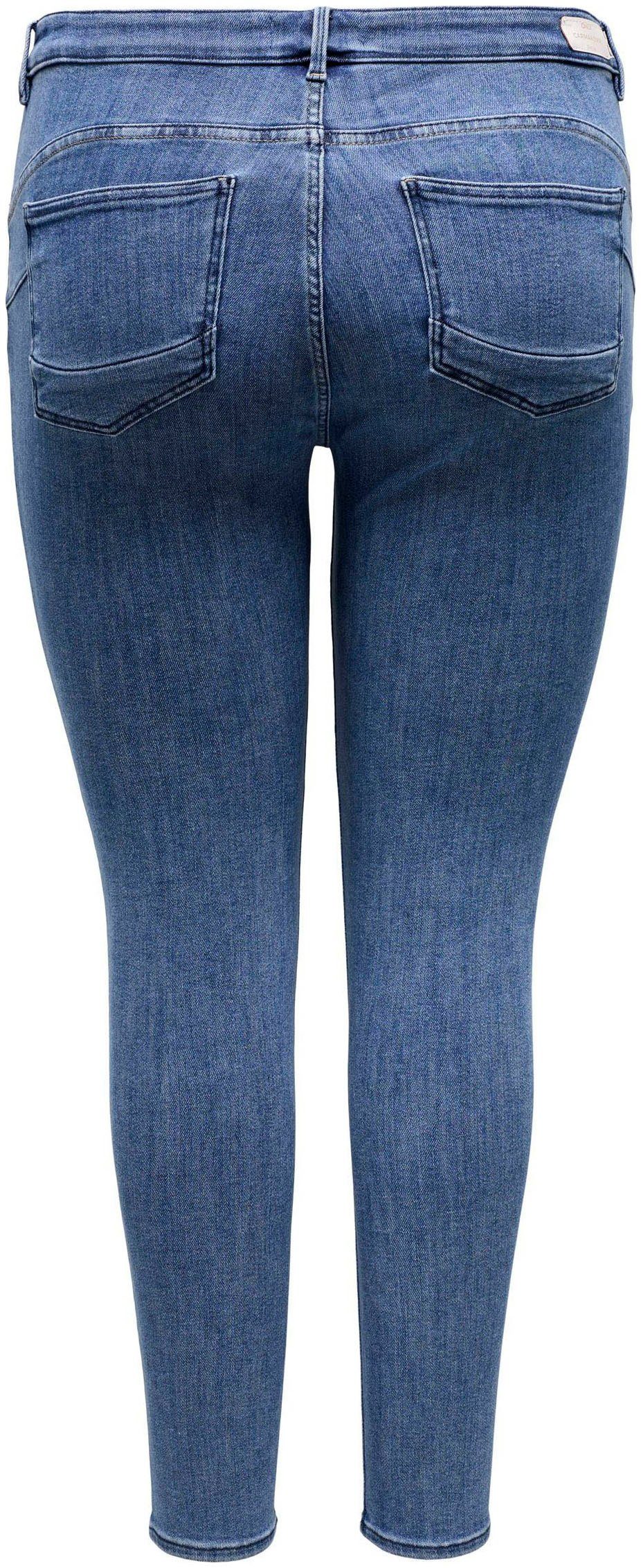 ONLY CARMAKOMA Skinny fit jeans CARPOWER MID SKINNY PUSH UP REA2981 NOOS