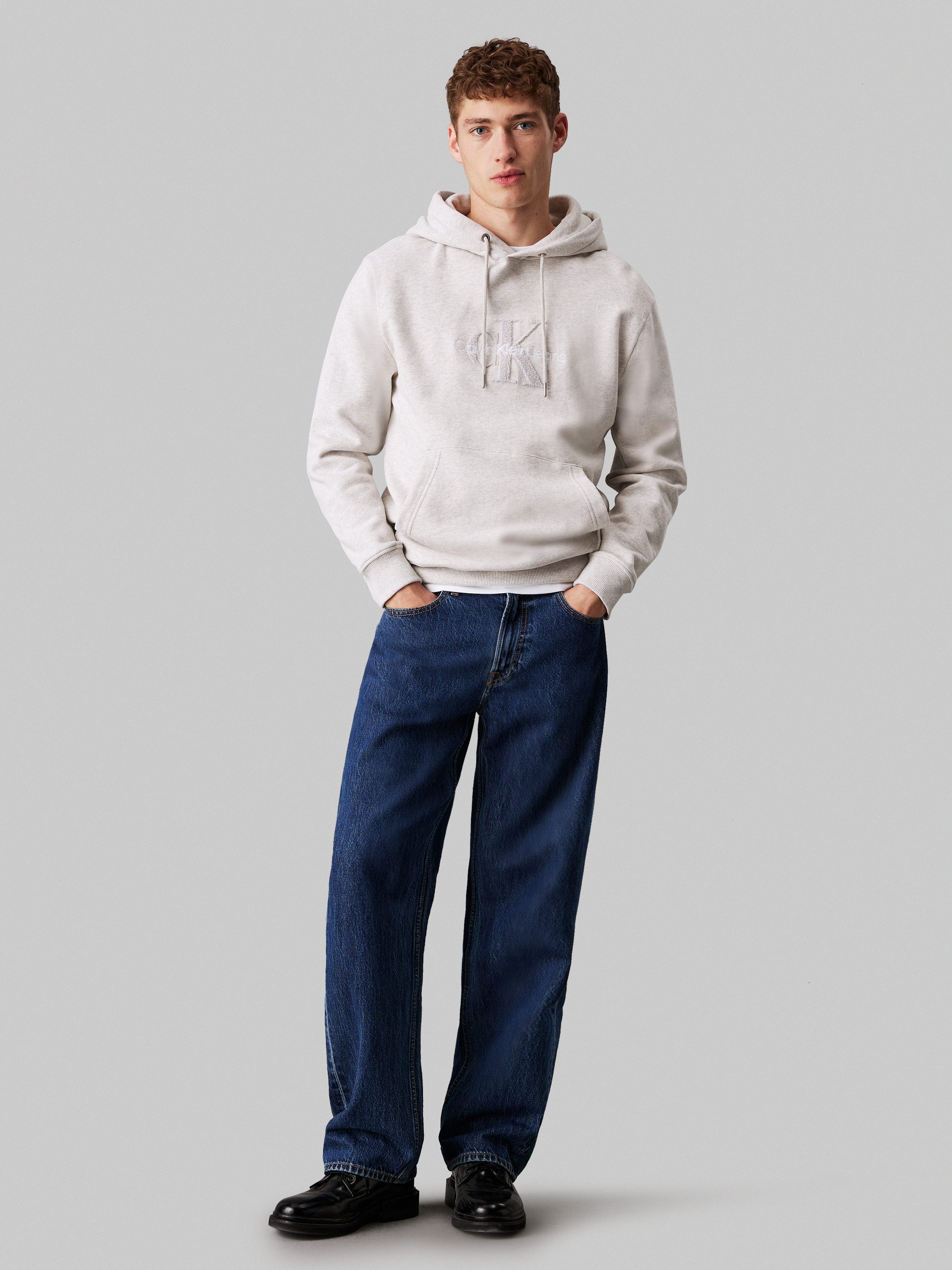 Calvin Klein Hoodie CHENILLE MONOLOGO HOODIE