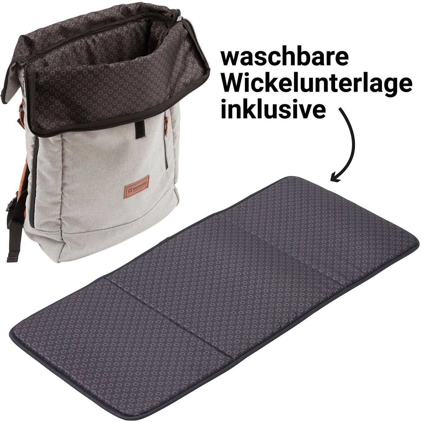 Gesslein Luierrugzak N°6, ijsblauw Made in Germany
