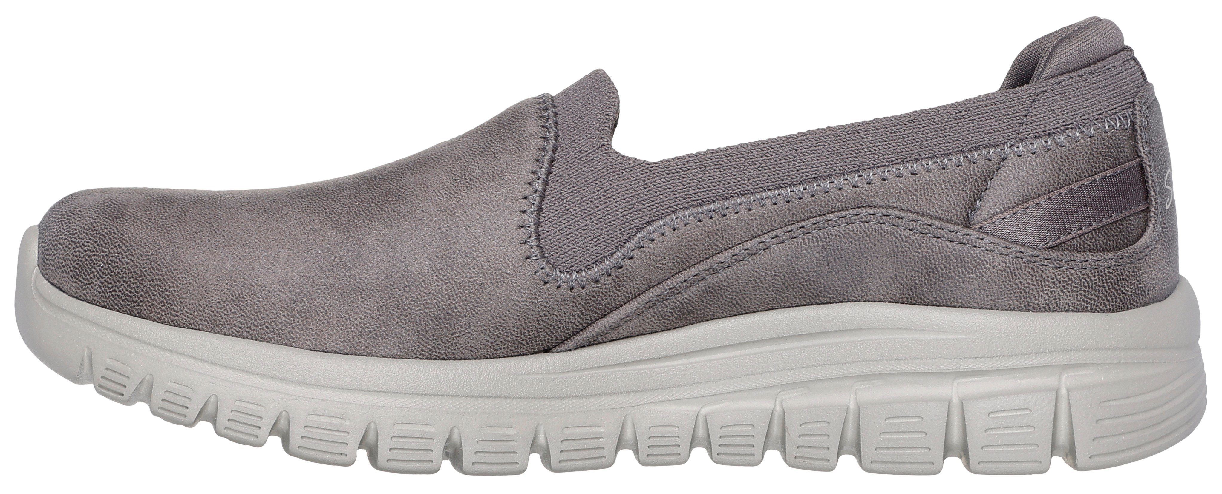 Skechers Slip-on sneakers GRACEFUL Slipper vrijetijdsschoen lage schoen in vegan uitvoering