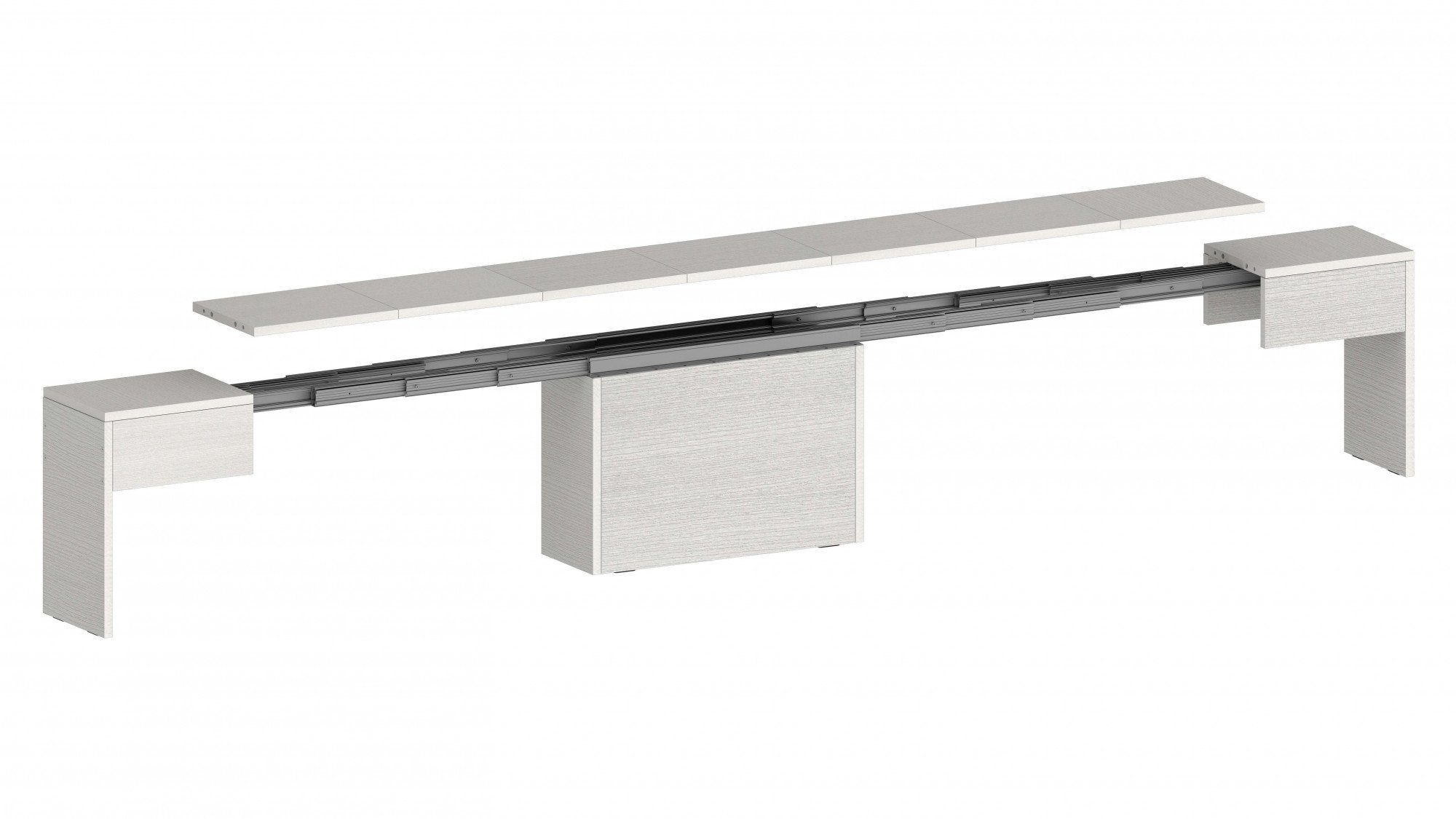 INOSIGN Zithoek Praktika Uitschuifbaar tot 290 cm per bank (voordeelset, 2-delig)