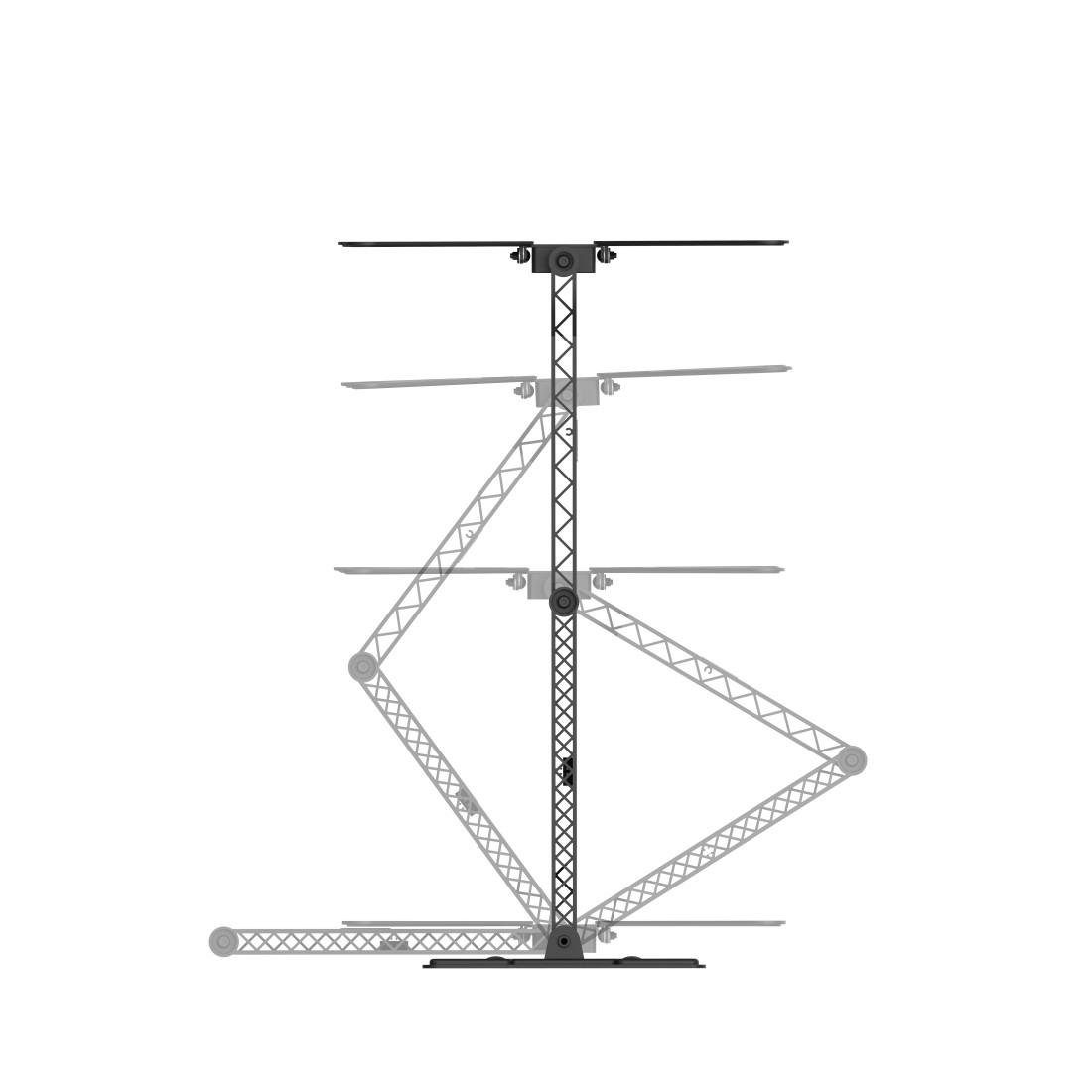 Hama Tv-wandhouder TV muurbeugel arm 72cm uitschuifbaar, 81 - 165 cm (32" - 65"),43",50",55"