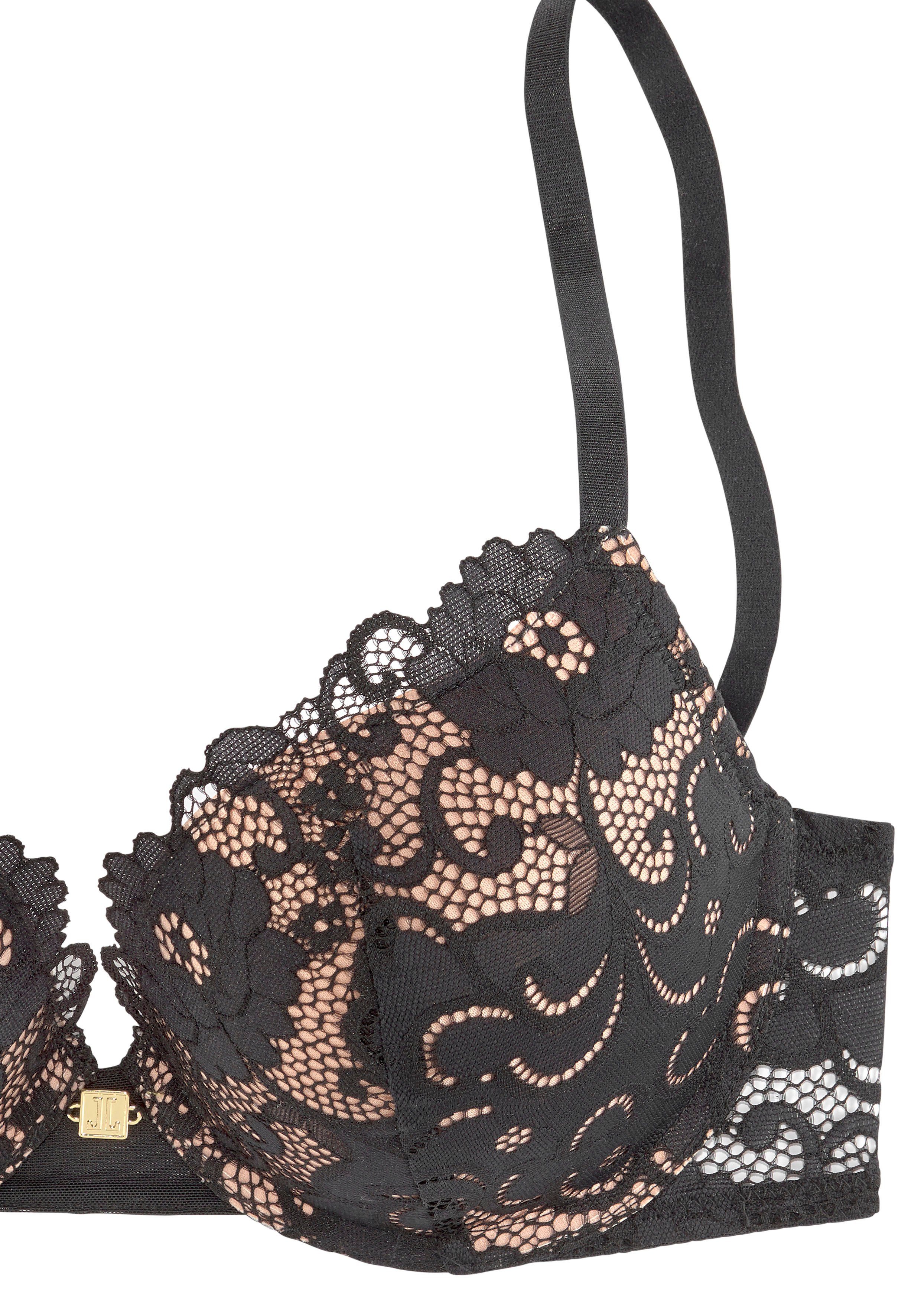 Jette Joop Push-up-bh van gebloemde kant, dessous