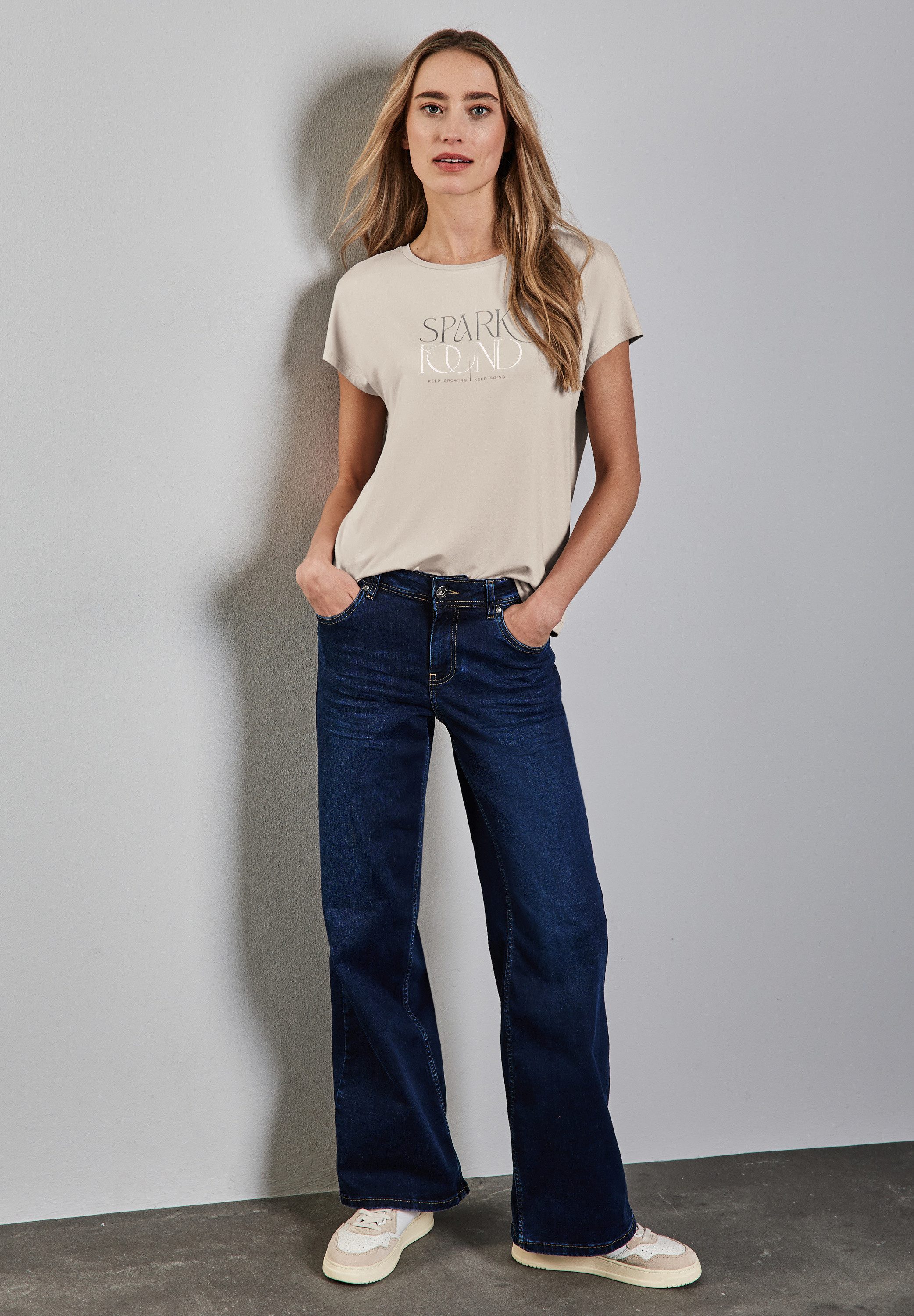STREET ONE T-shirt met tekst