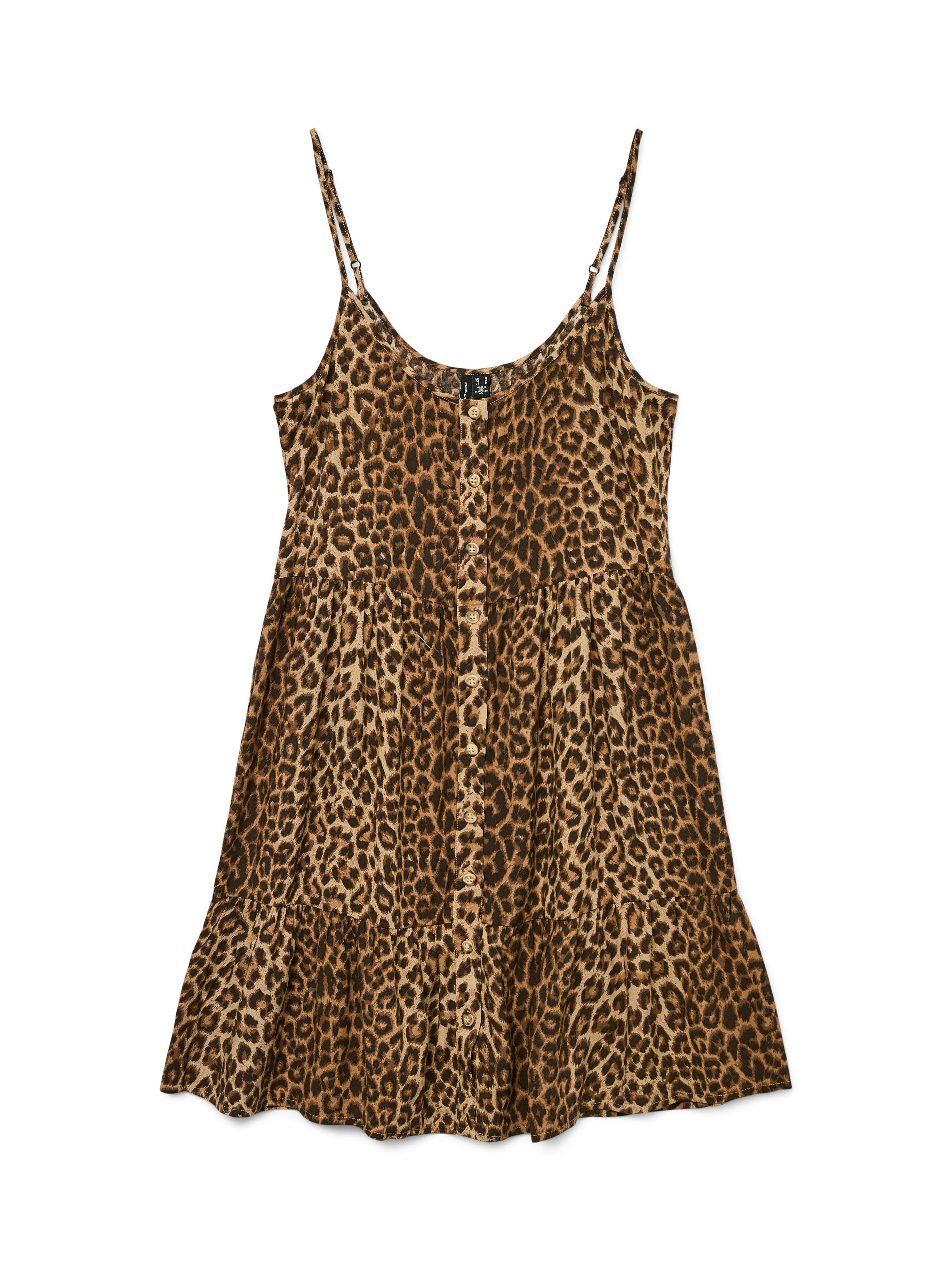 Vero Moda Jurk met bandjes VMBUMPY SHORT SINGLET DRESS WVN GA NOOS
