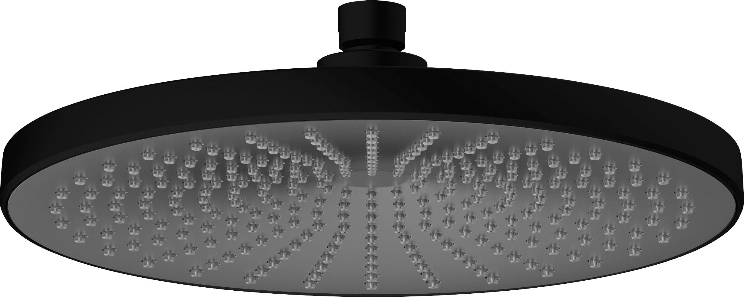 WENKO Regendouchekop Ultimate Shower Zwart/grijs, Ø 25 cm (1-delig) douchekoppen zwart