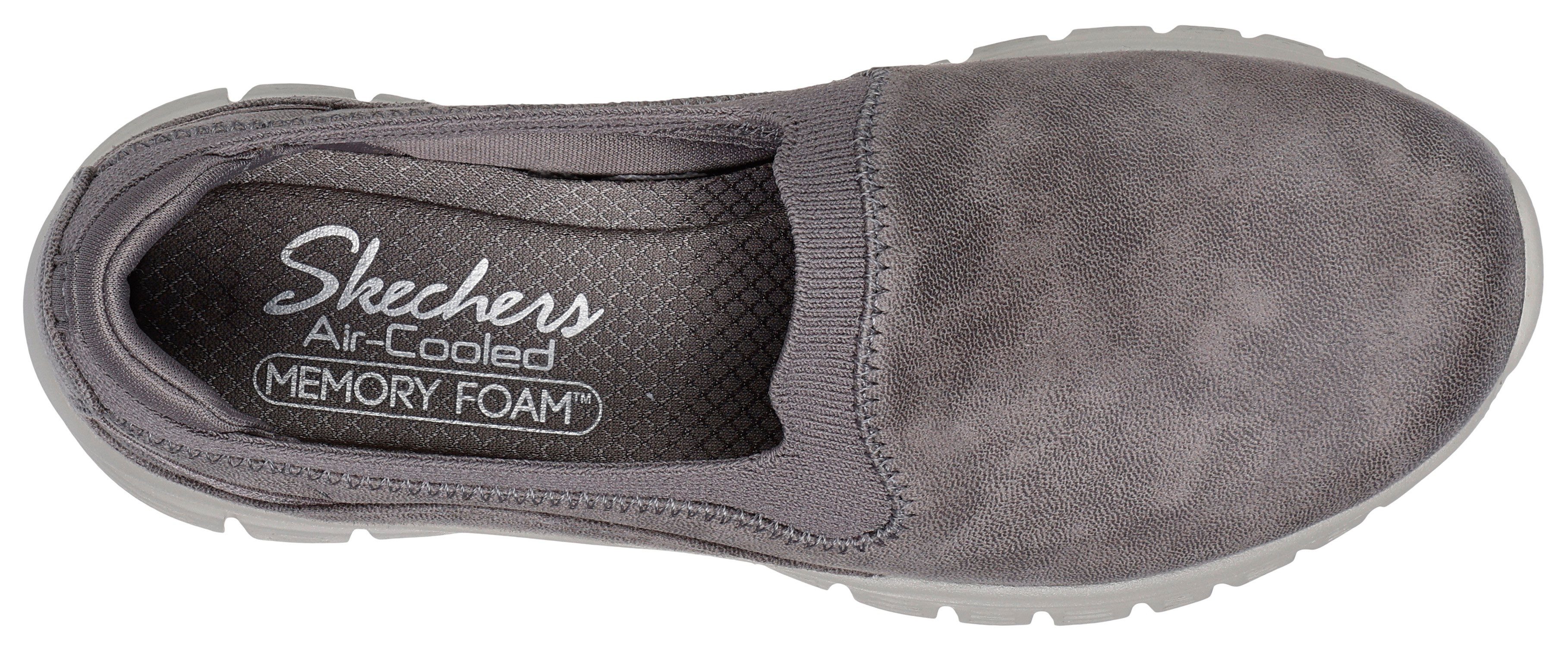 Skechers Slip-on sneakers GRACEFUL Slipper vrijetijdsschoen lage schoen in vegan uitvoering