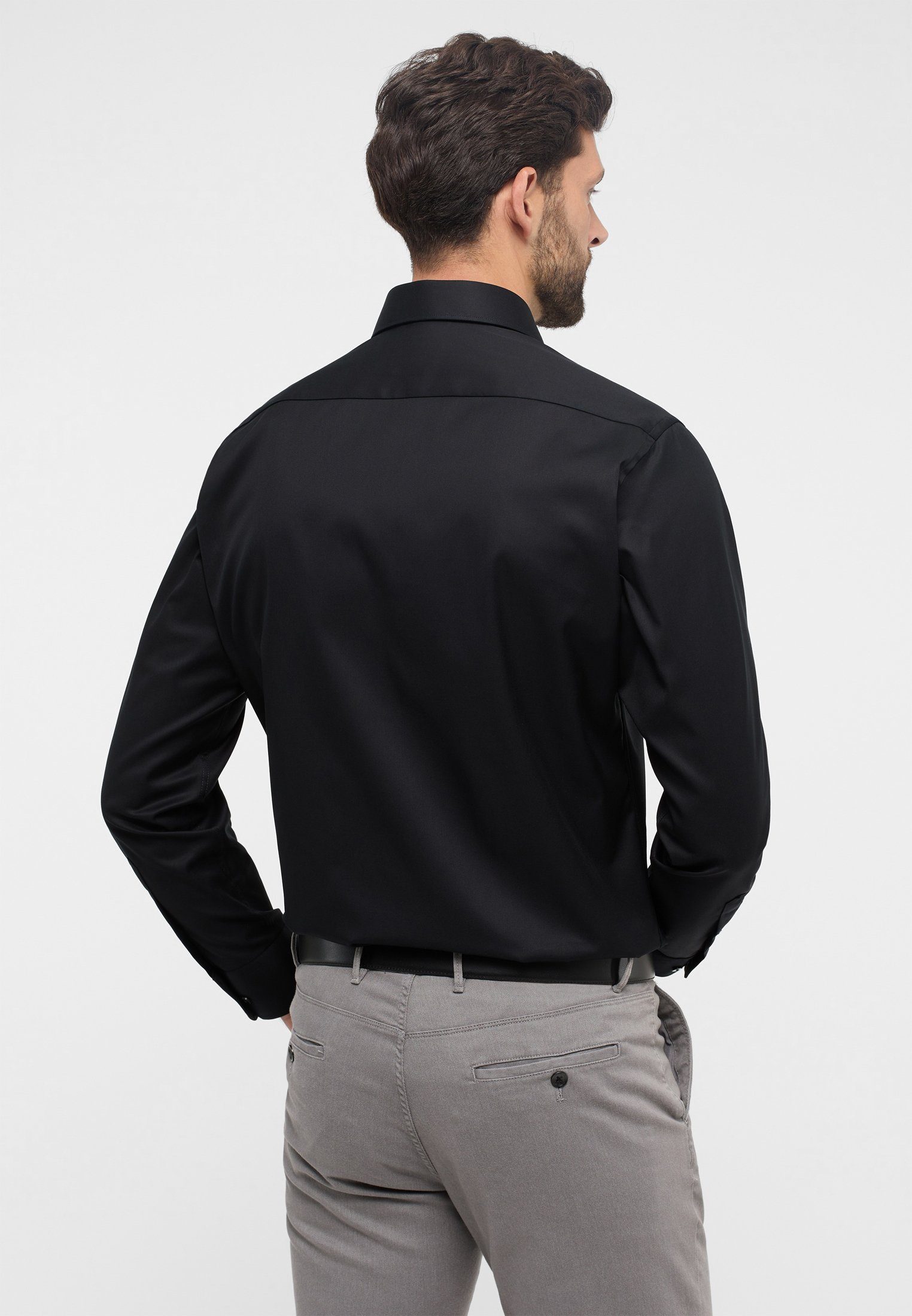 Eterna Overhemd met lange mouwen MODERN FIT NON IRON (strijkvrij)
