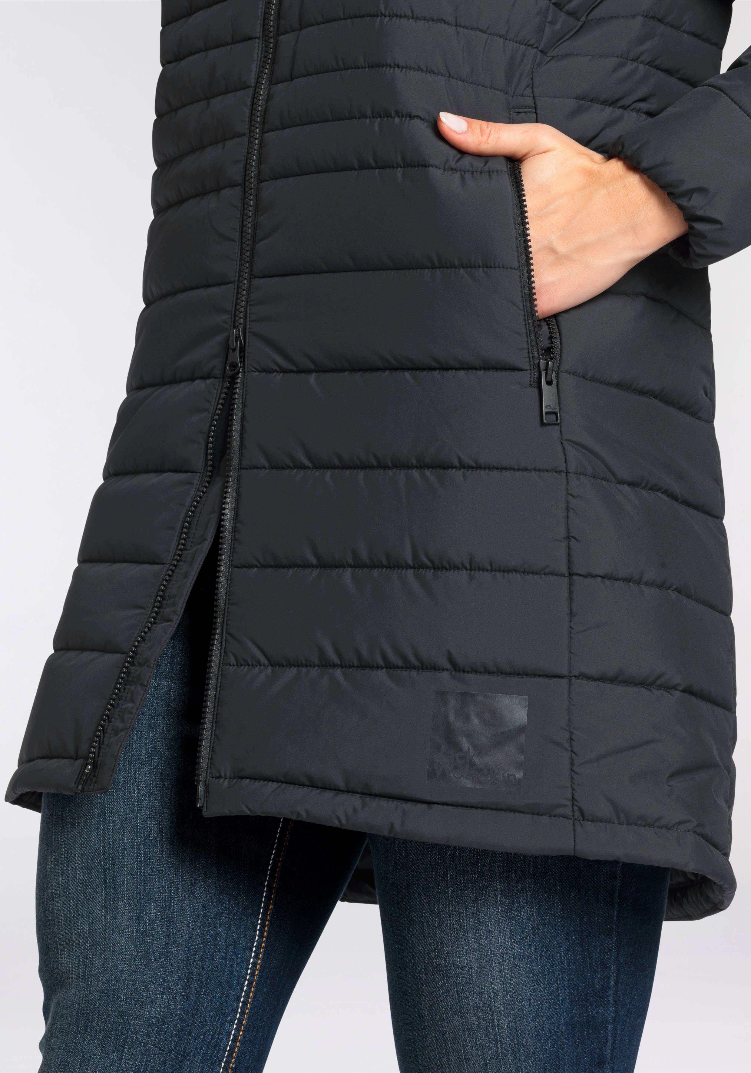 Jack Wolfskin Gewatteerde jas LUBEENA Overgangsjas winddicht, ademend & sneldrogend