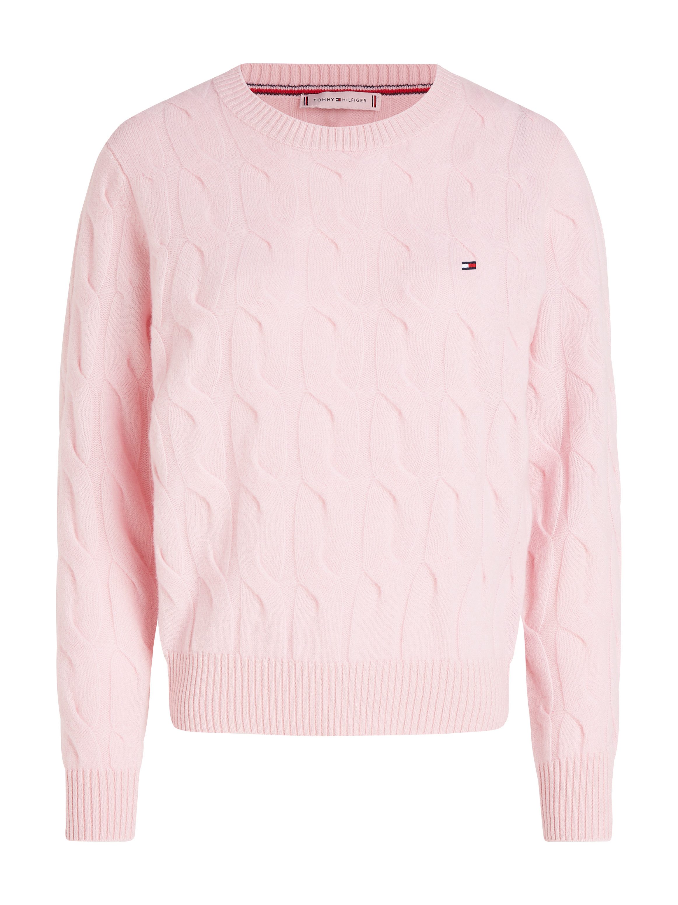 Tommy Hilfiger Gebreide trui SOFT WOOL CABLE C-NK
