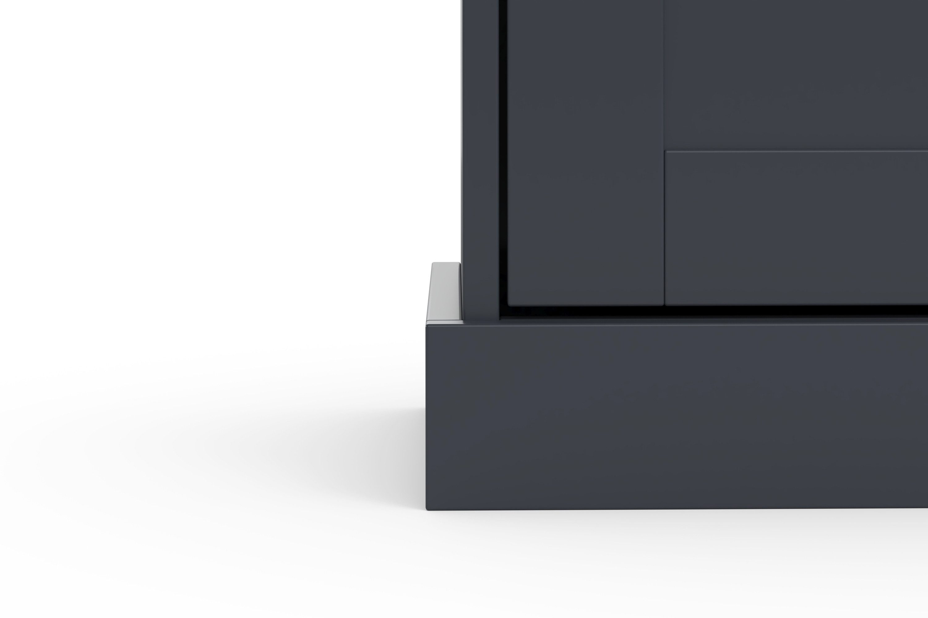 Home affaire Schoenenkast Motala met 2 kleppen en 1 lade, plaats voor 12-14 paar schoenen, hoogte 105 cm