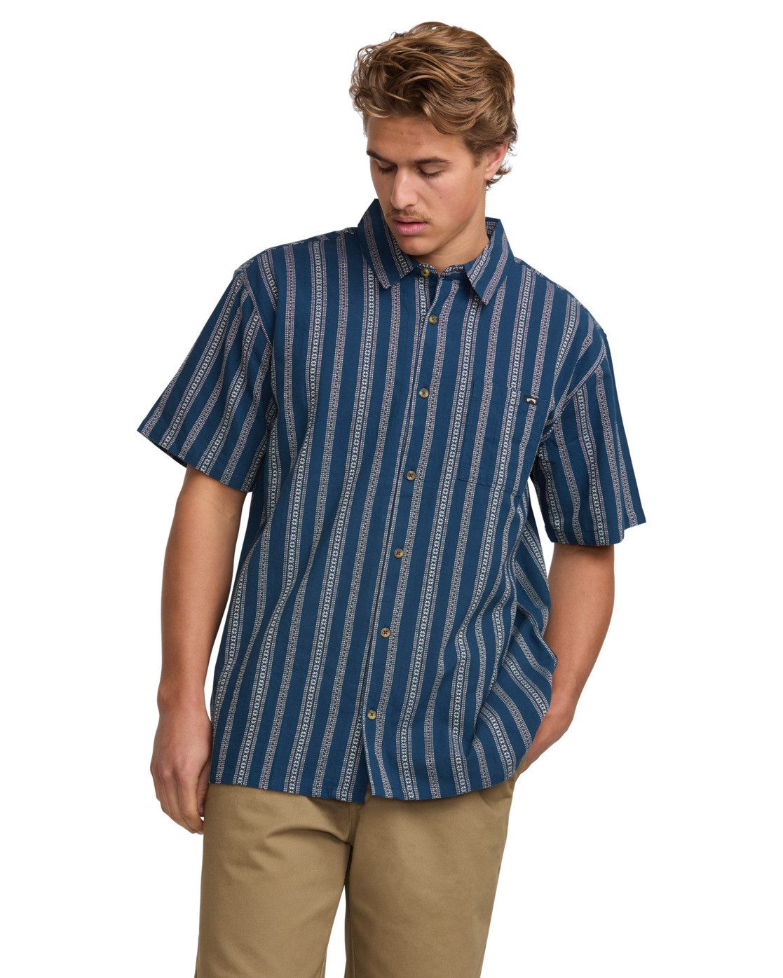 Billabong Overhemd met korte mouwen Sundays Jacquard