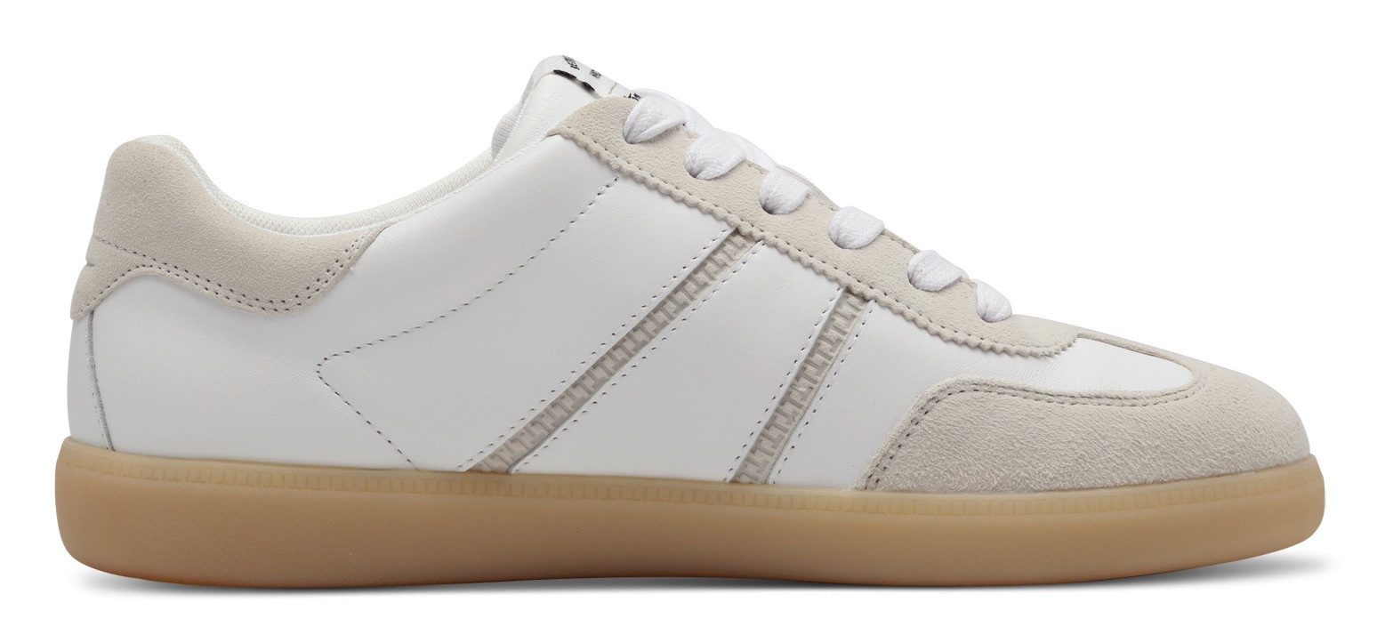 Tamaris Plateausneakers vrijetijdsschoen, lage schoen, veterschoen met gepolsterde schacht