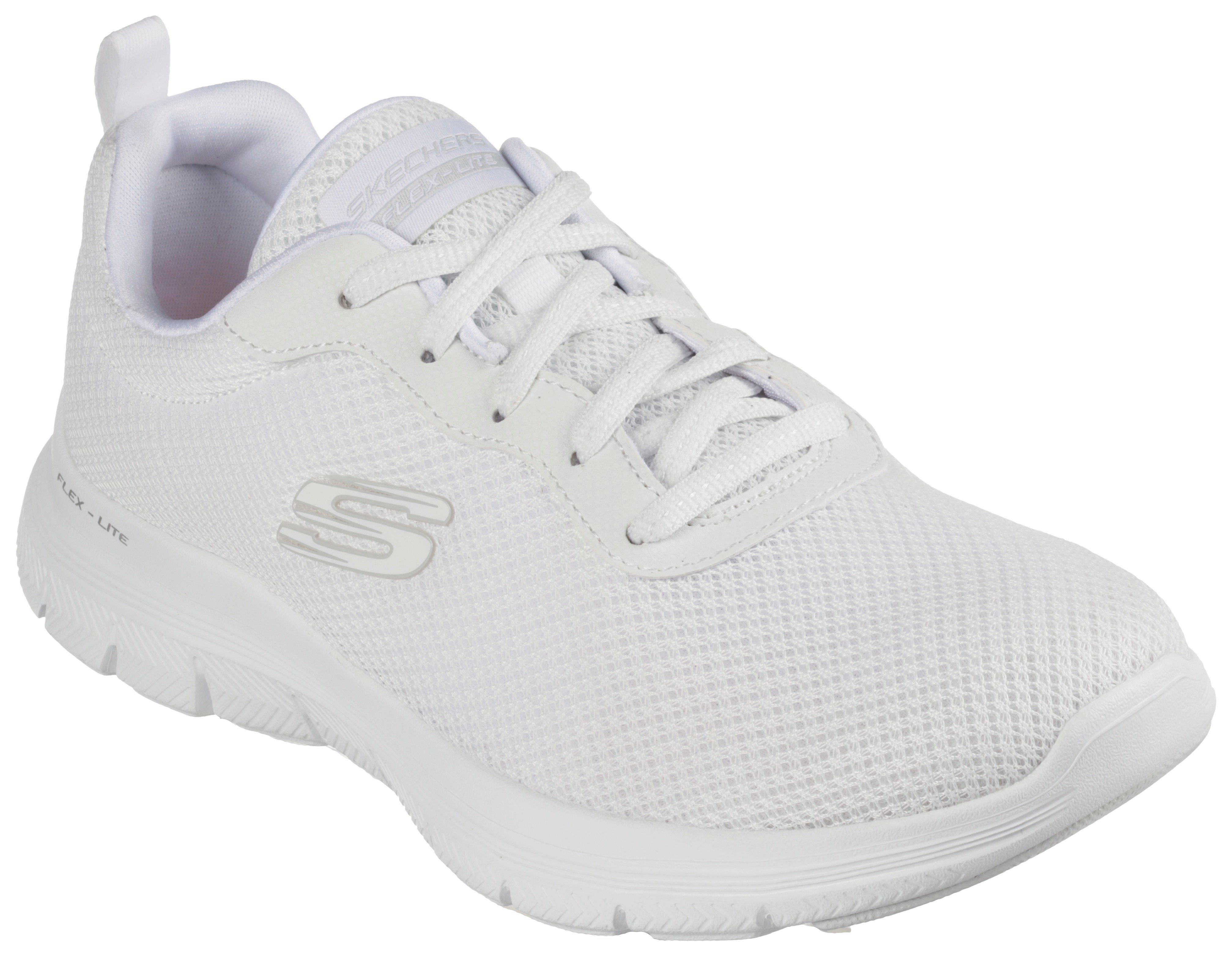 Skechers Sneakers FLEX APPEAL 4.0 BRILLINAT VIEW met air cooled memory foam, vrijetijdsschoen, halfschoen, veterschoen