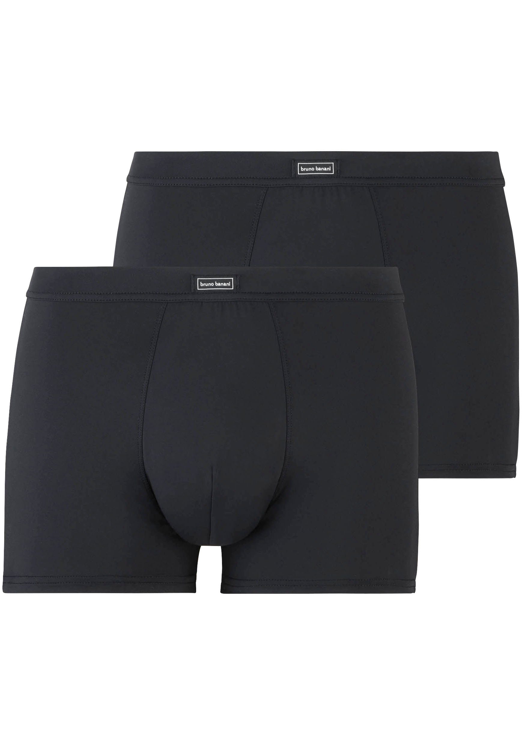 Bruno Banani Boxershort met aangehechte boord (Set van 2) heren boxershorts maat S zwart