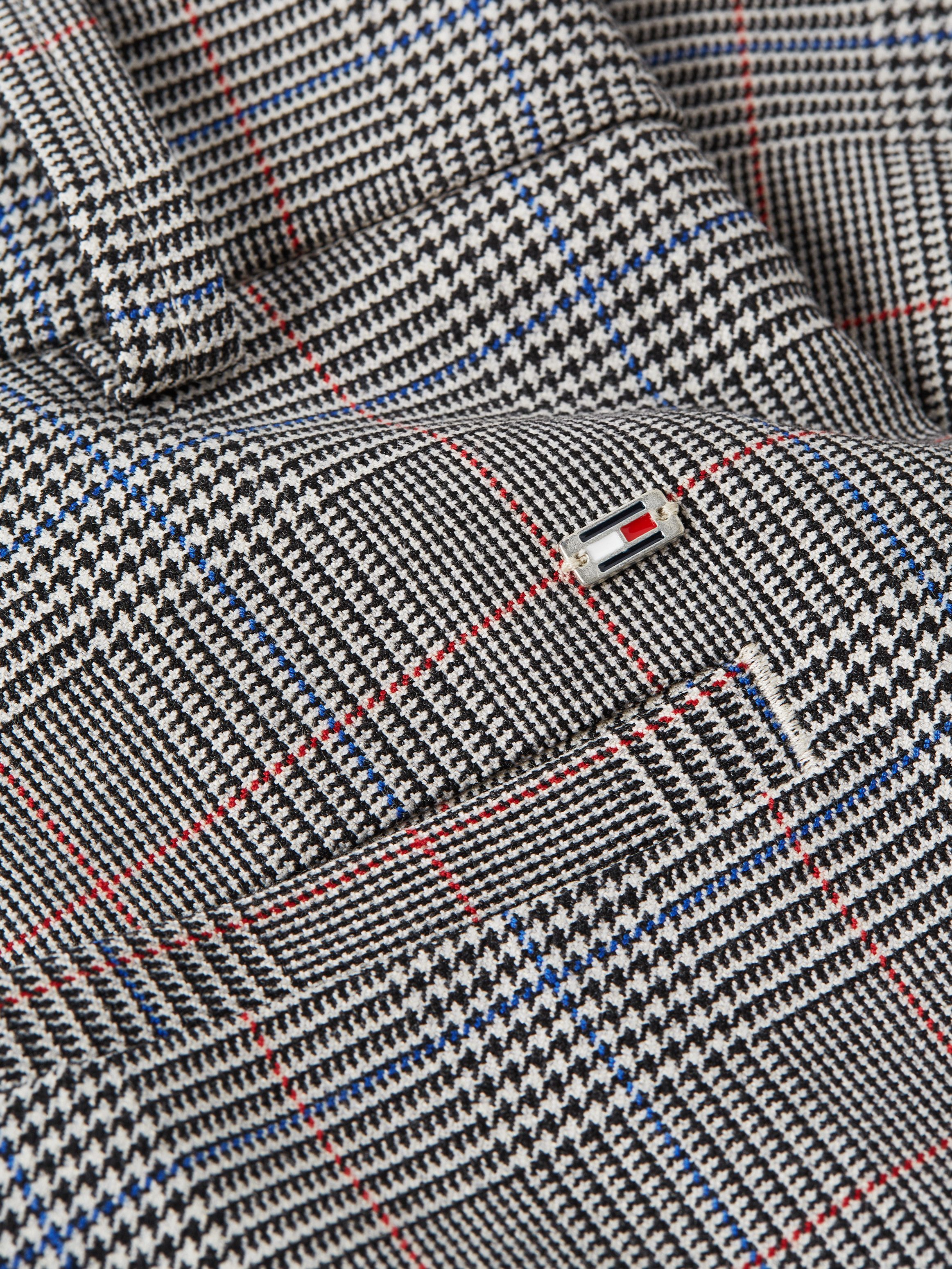 Tommy Hilfiger Geweven broek POW CHECK SLIM STRAIGHT PANT (Global Serie TH VROUWEN)