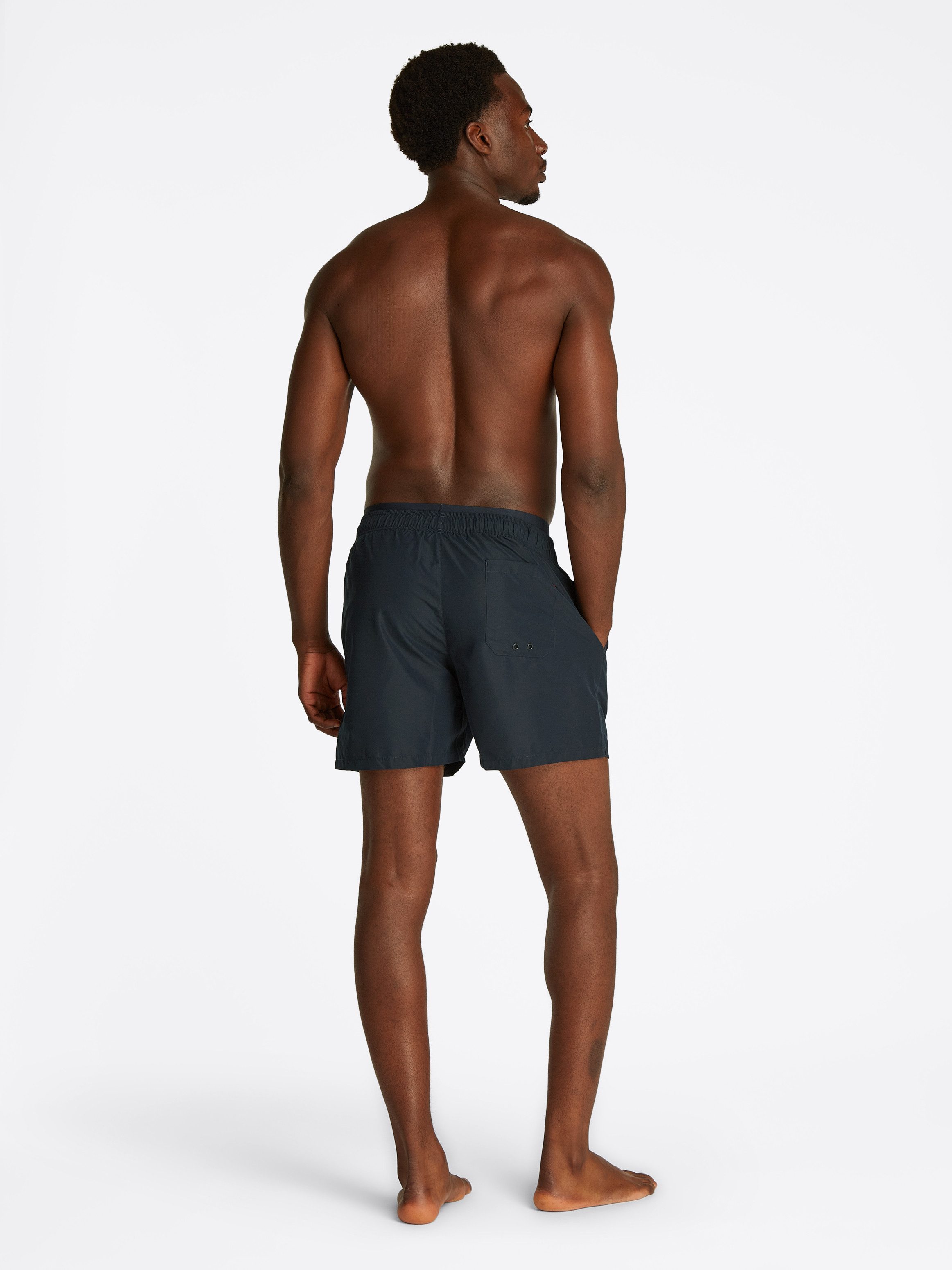 Tommy Hilfiger Swimwear Zwemshort MEDIUM DRAWSTRING DW met bindband, met logo-opdruk