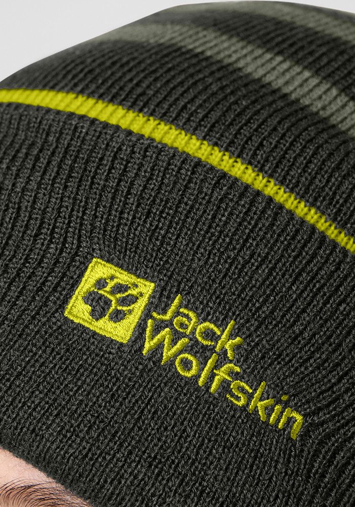 Jack Wolfskin Beanie STRIPY KNIT BEANIE K