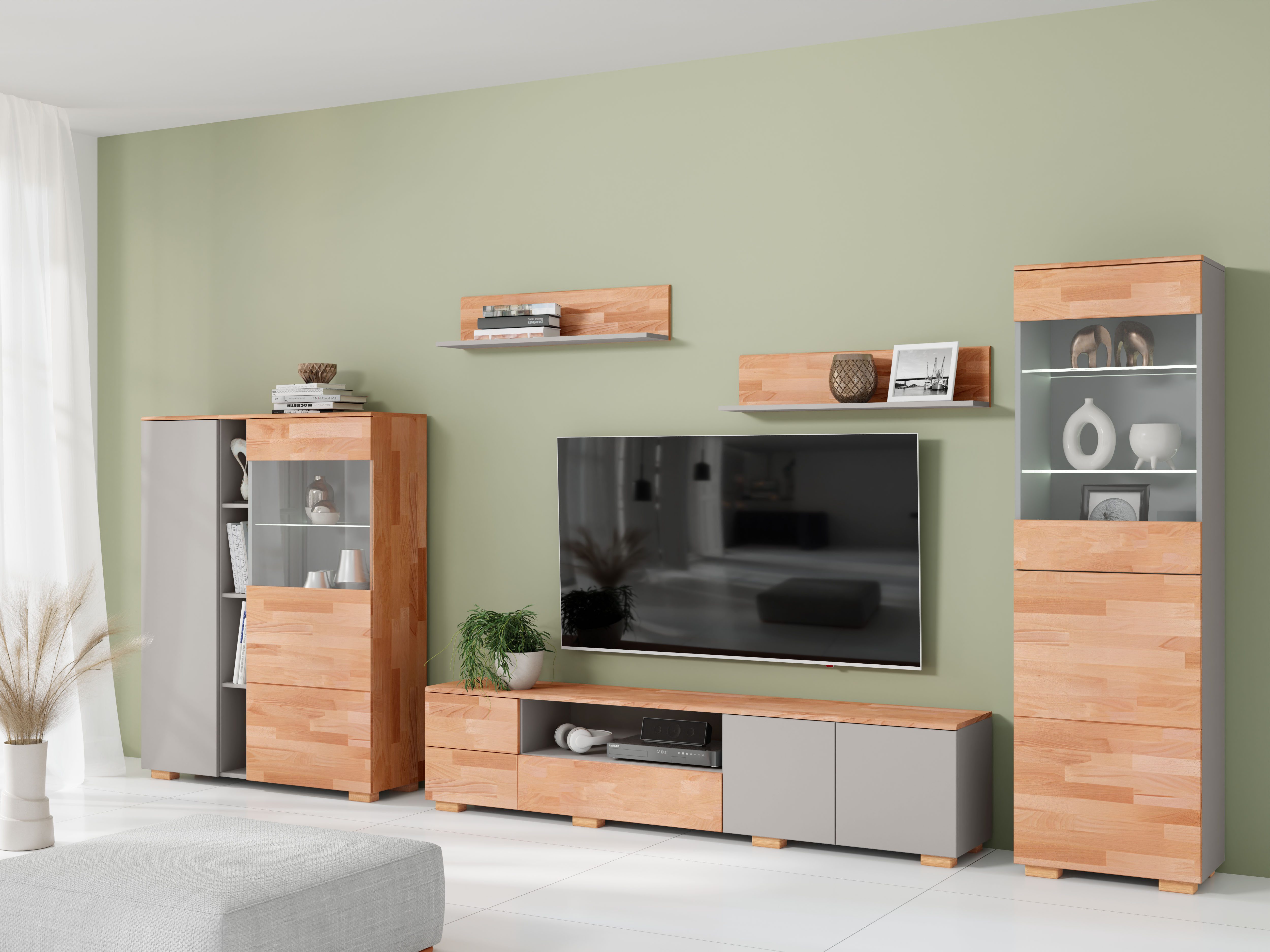 Home affaire Wandmeubel mooie moderne look (5-delig)