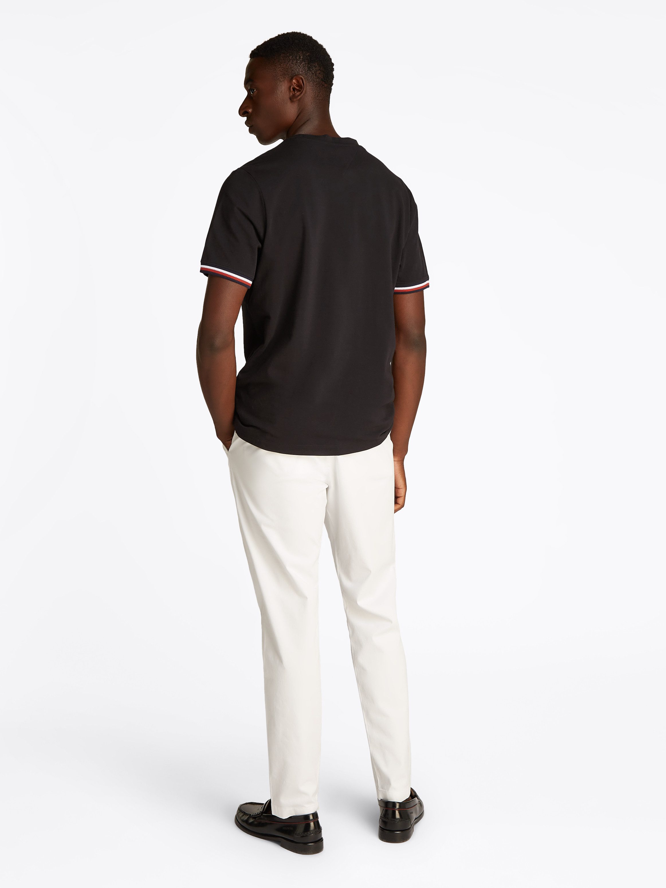 Tommy Hilfiger T-shirt GLOBAL STRIPE CUFF TEE