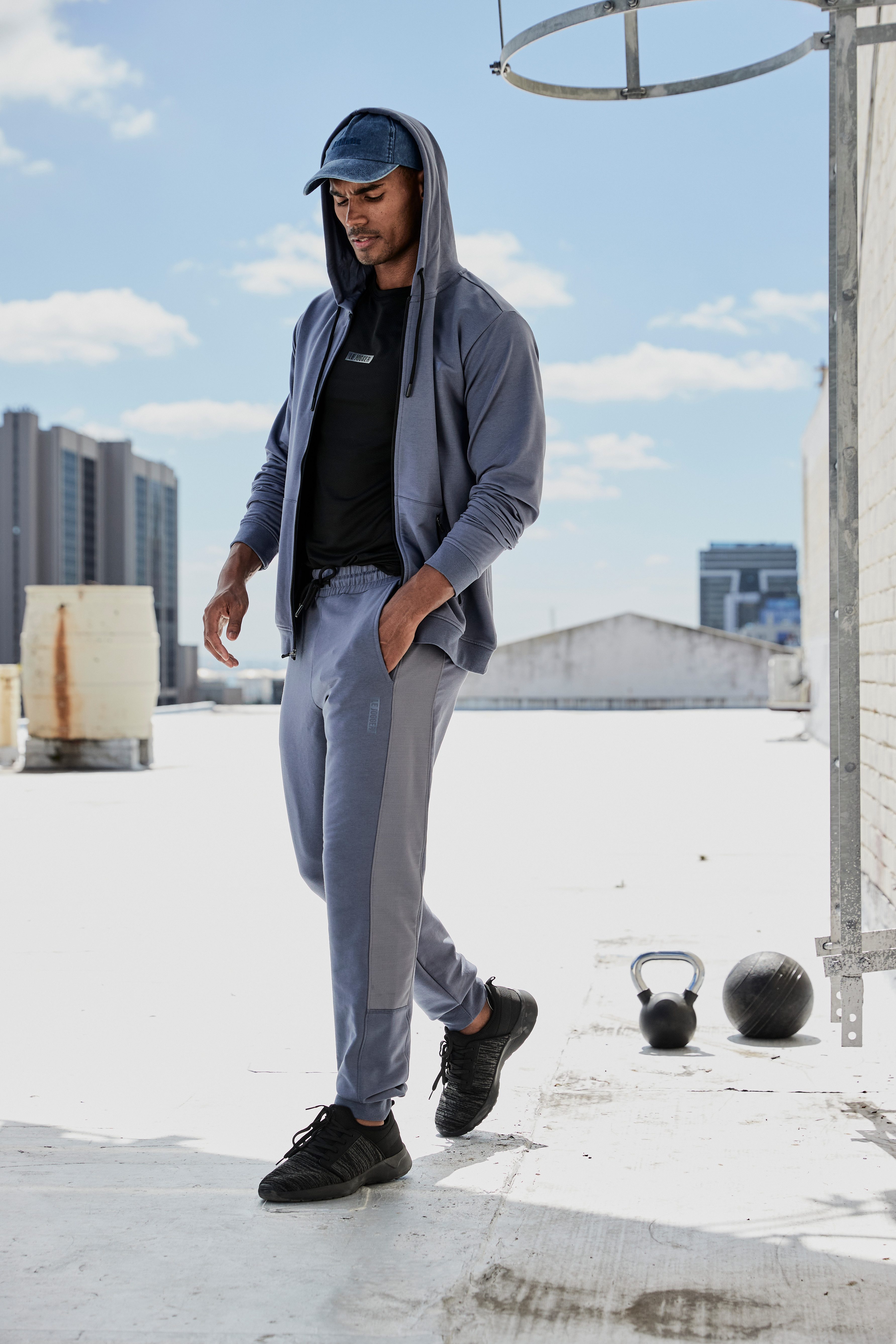 le jogger® T-shirt elastisch shirt met logoprint
