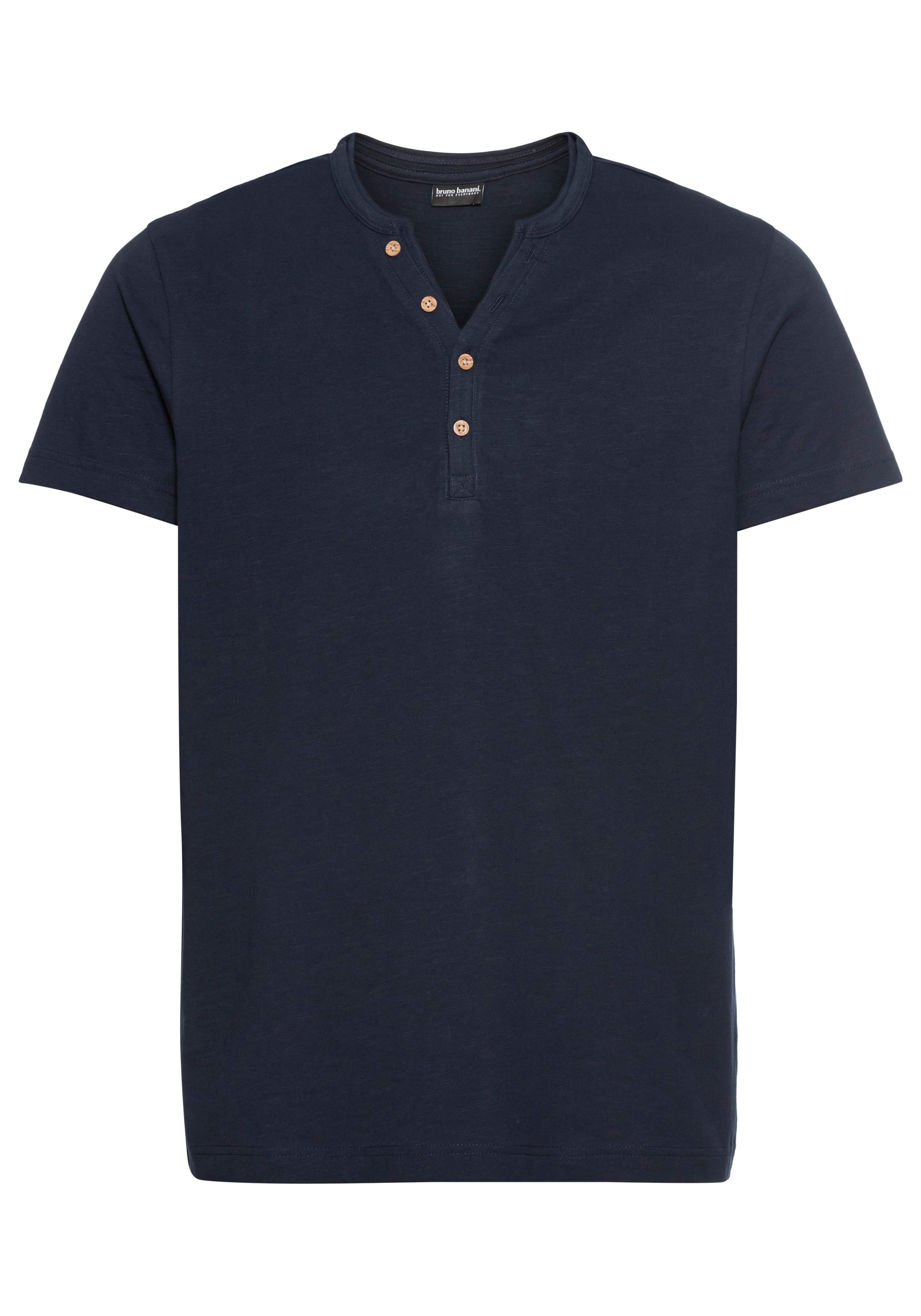Bruno Banani T-shirt Met geknoopte V-hals