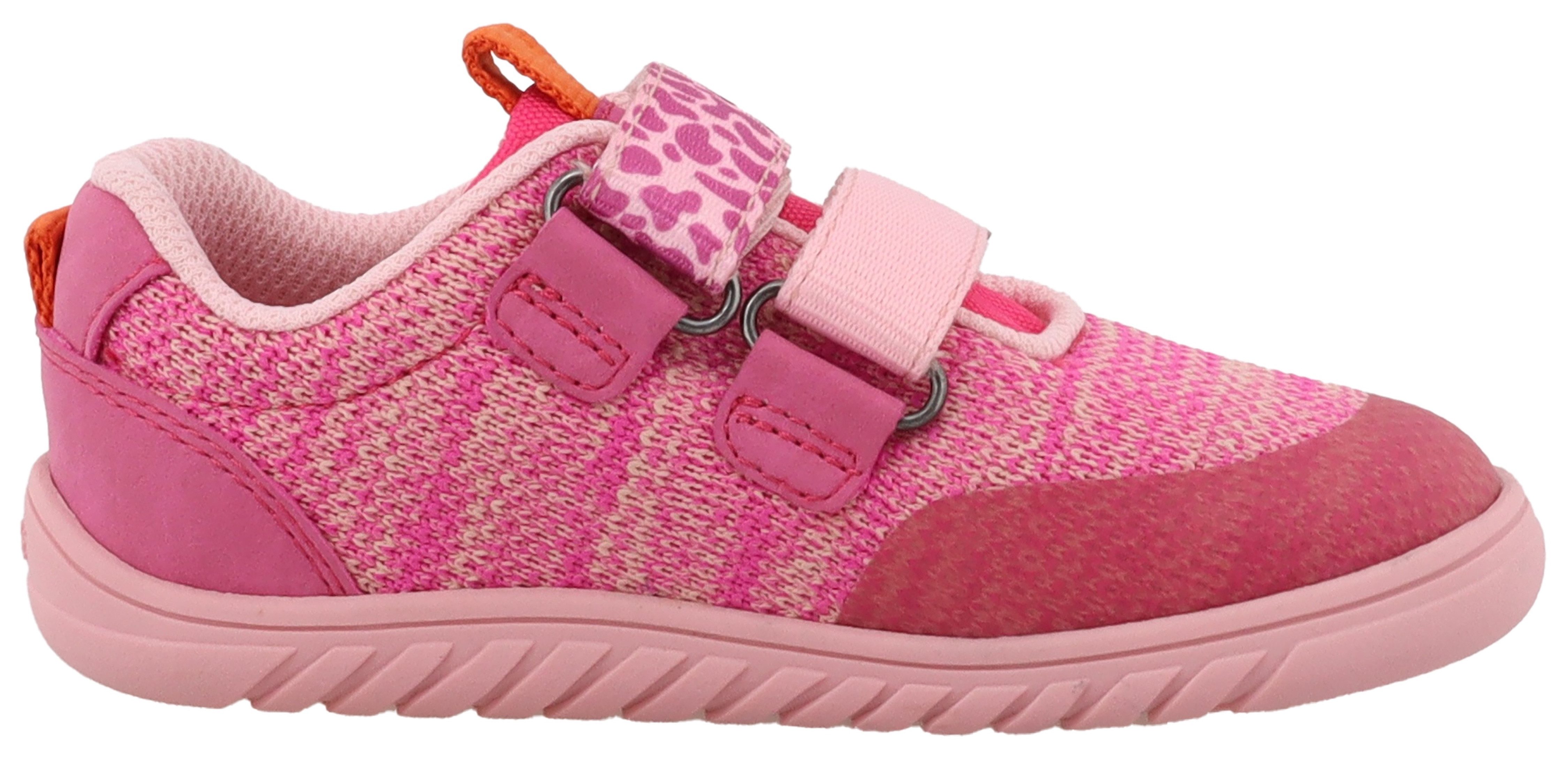 Lurchi Barefootschoenen Benny Barefoot , lage schoen, klittenbandschoen, maat sjabloon te downloaden
