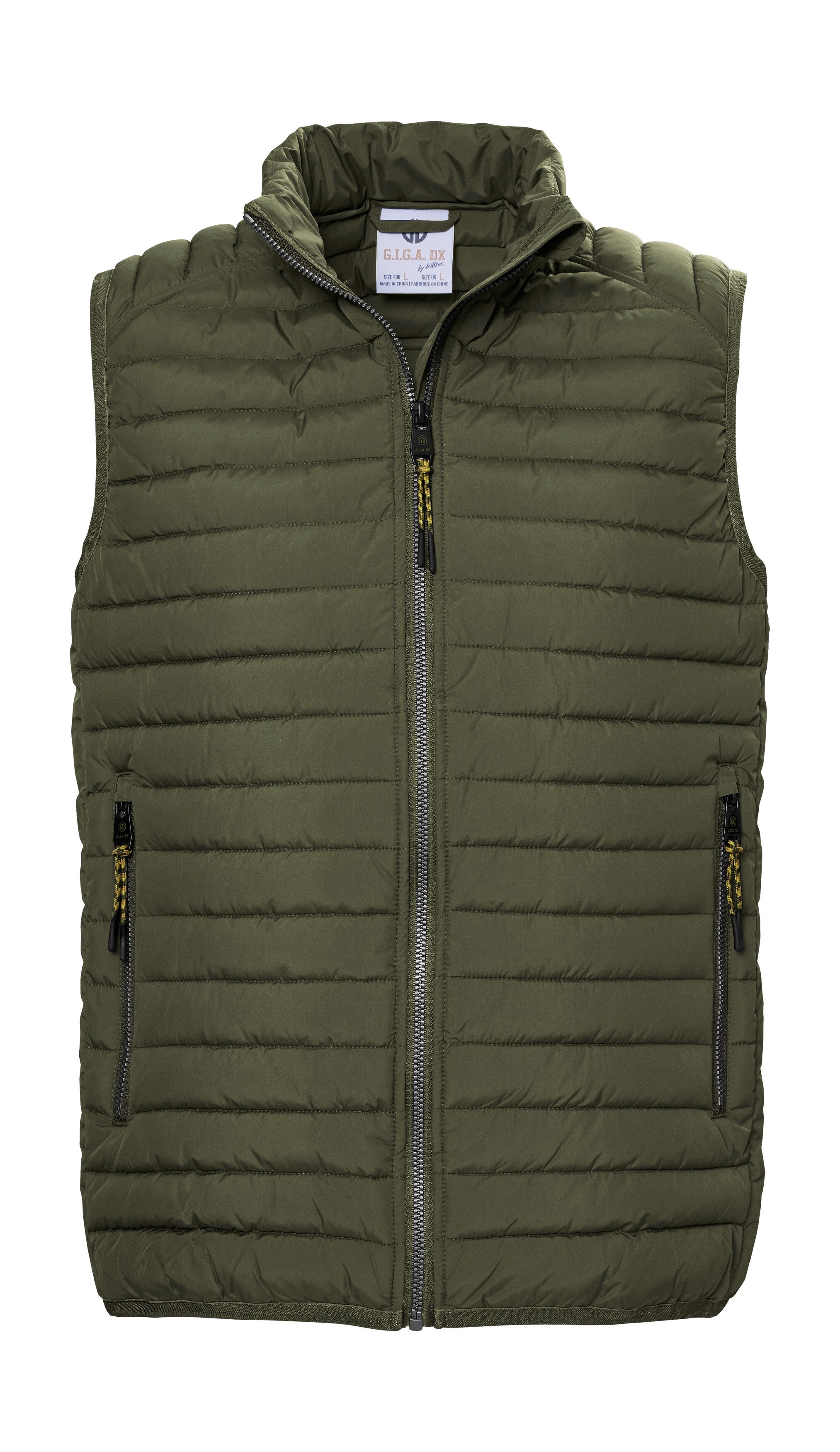 G.I.G.A. DX by killtec Bodywarmer GS 83 MN QLTD VST Waterafstotende, warme herenw vest, PFAS-vrij, gerecycled materiaal