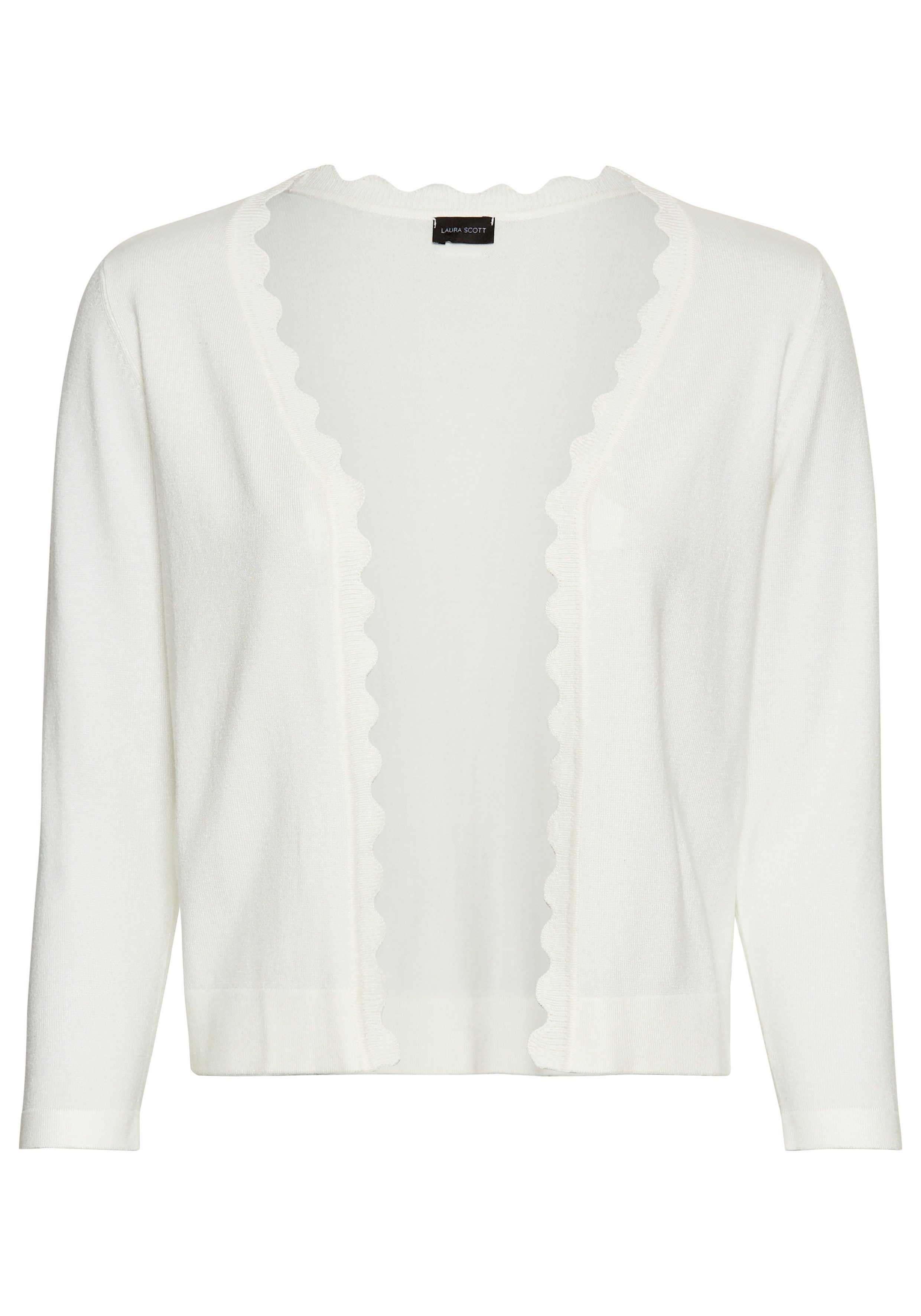 Laura Scott Vest met elegant schulprandje