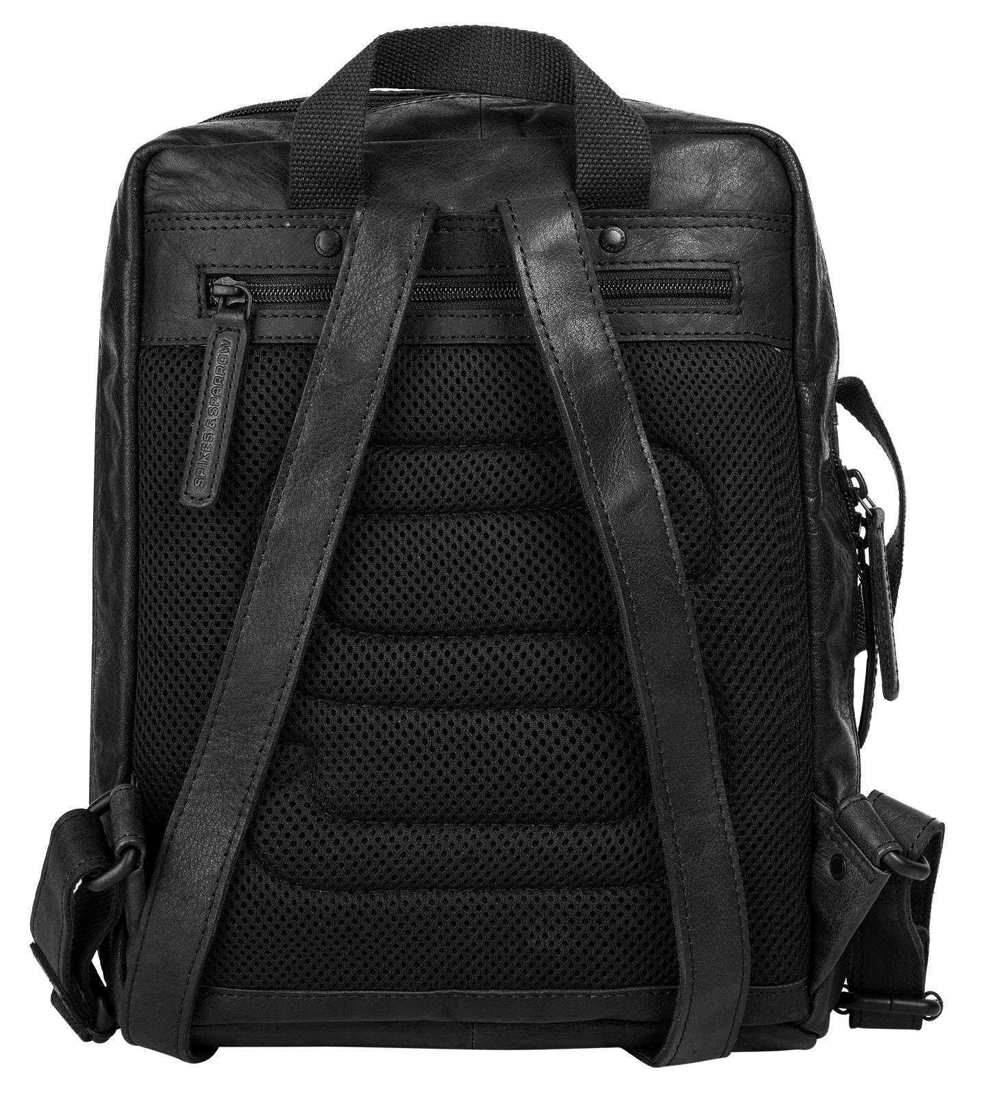 Spikes & Sparrow Laptoprugzak echt leder