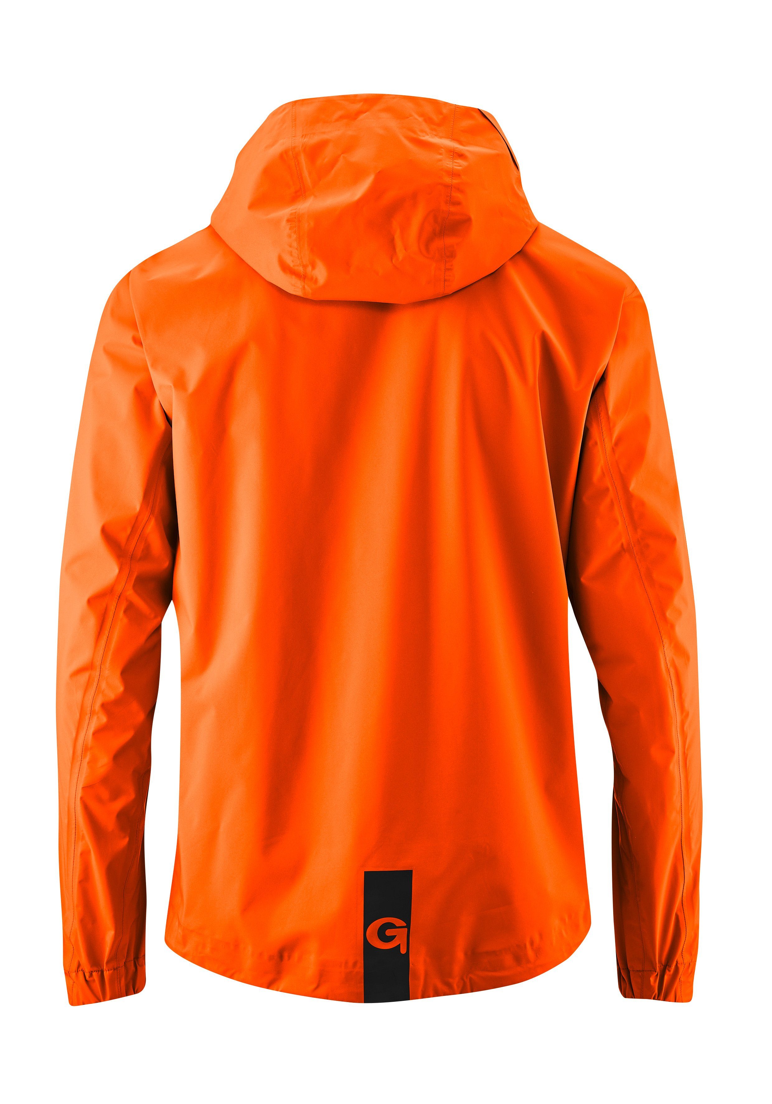 Gonso Fietsjack Save Jacket Trail M Herenregenjack wind- en waterdicht, fietsjack met capuchon