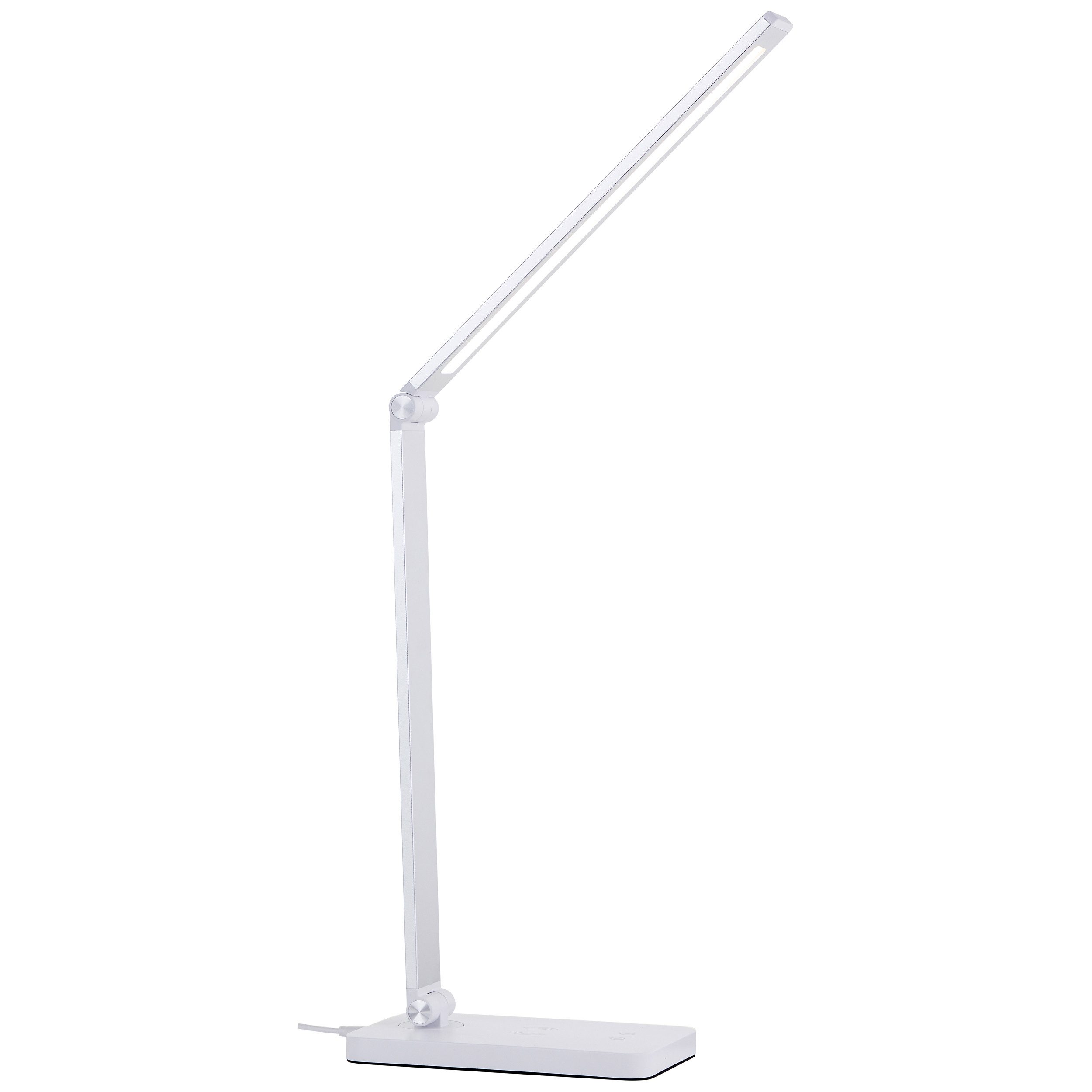 Brilliant Leuchten Led-tafellamp Florence 38 x 11 x 34 cm, 610 lm, 2700-6500k, 3-traps dimbaar, usb, draaibaar
