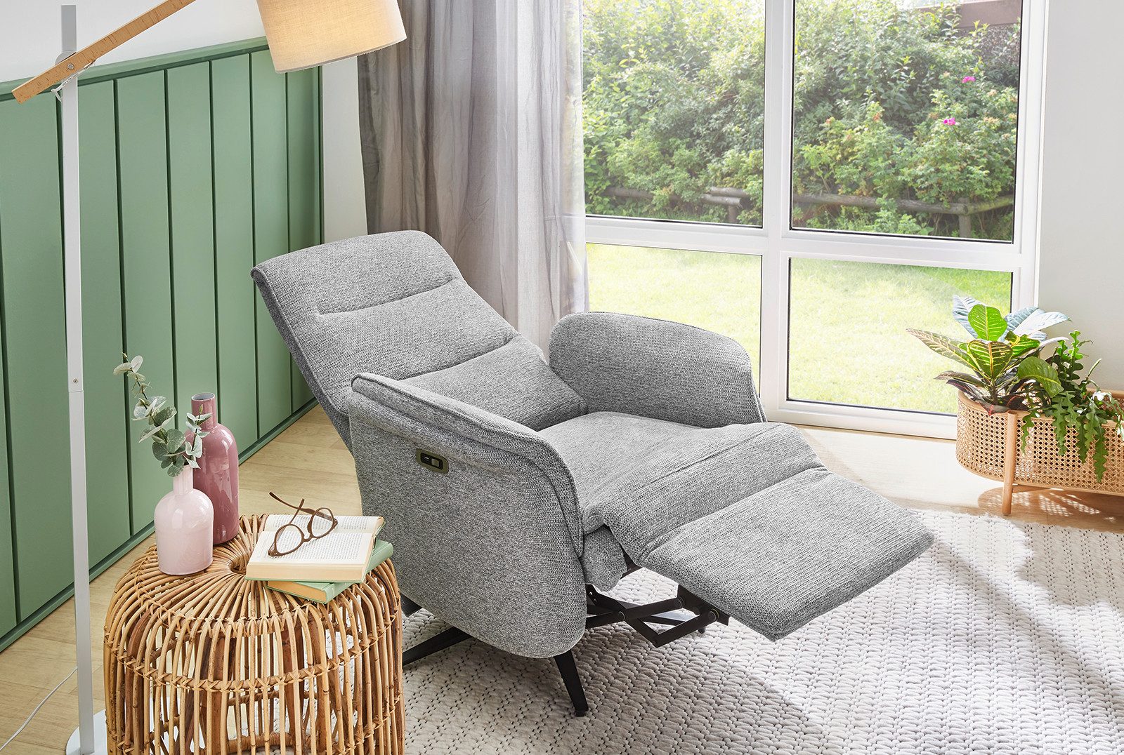 Jockenhöfer Gruppe Relaxfauteuil Miami, met elektromotorische verstelbare functies