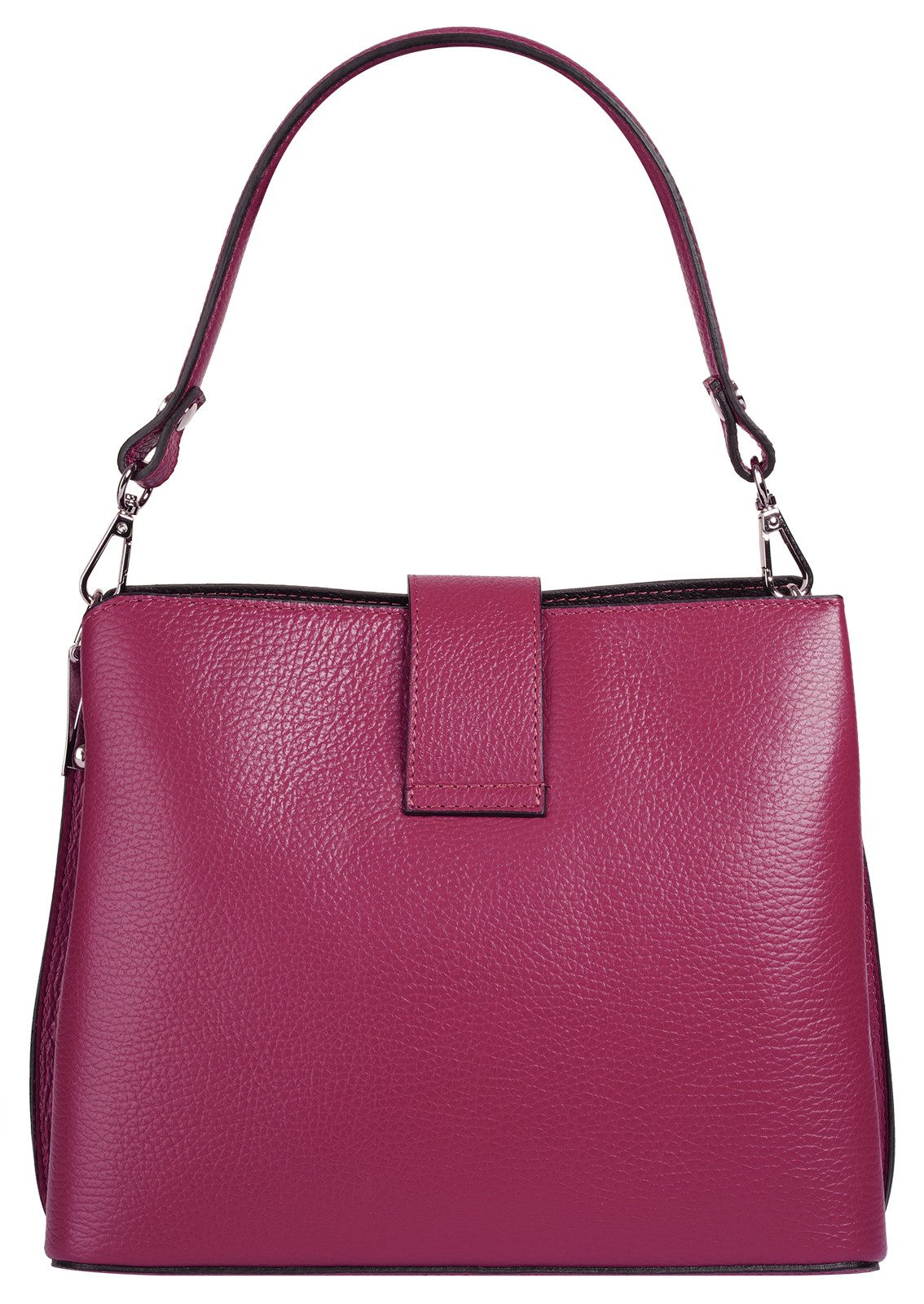 Cluty Schoudertas echt leer, made in italy