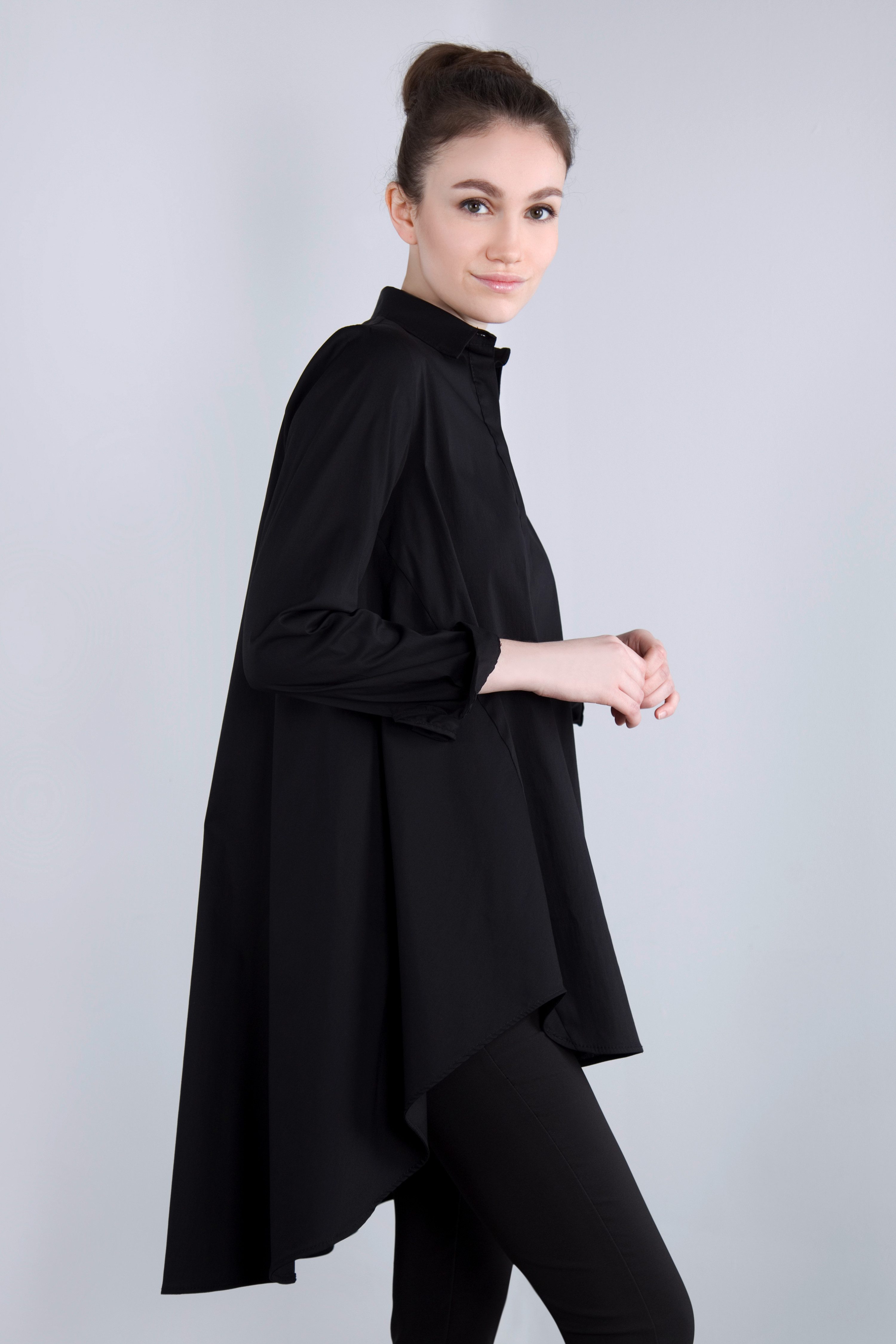 IMPERIAL Lange blouse IMP-C ED3ABF klokkend, lang model