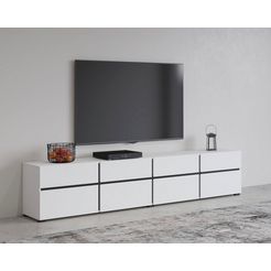 inosign tv-meubel cross breedte ca. 225 cm wit