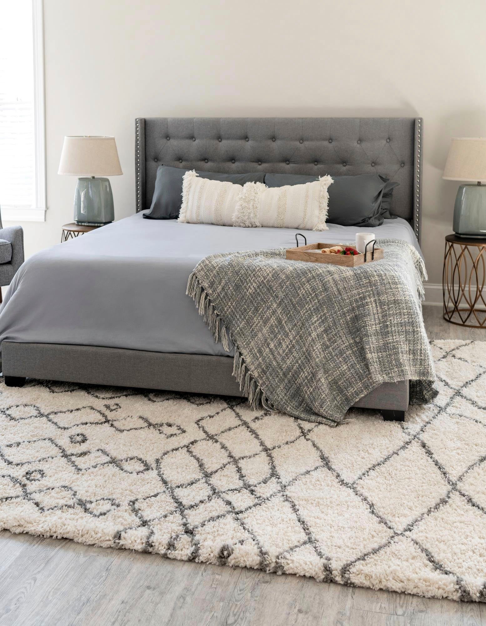Myflair Möbel & Accessoires Hoogpolig vloerkleed Temara Shag, MAGAZIJNOPRUIMING! geweven, scandi design, ideaal in de woonkamer & slaapkamer