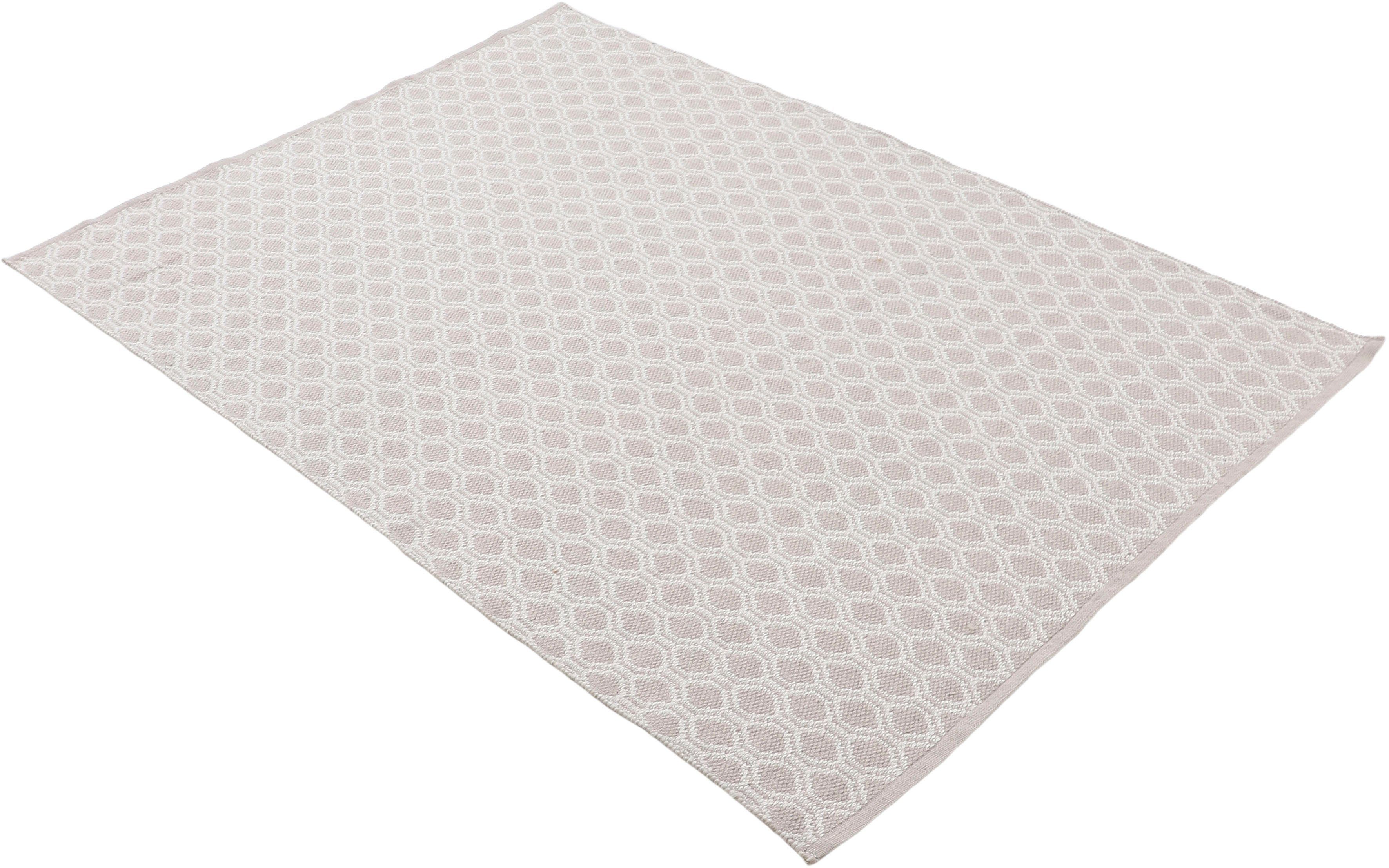 carpetfine Vloerkleed Frida 204 Omkeerbaar tapijt, 100% gerecycled materiaal (PET), vlakweefsel, sisal uitstraling