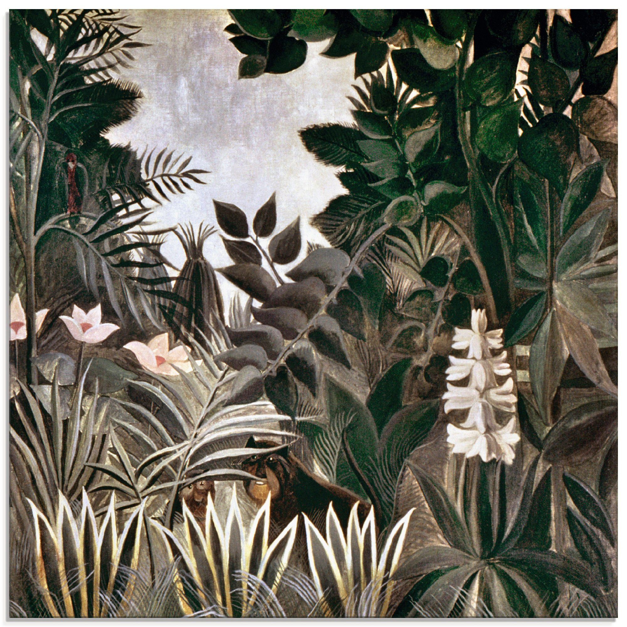 Artland Print op glas Jungle, 1909 (1 stuk)