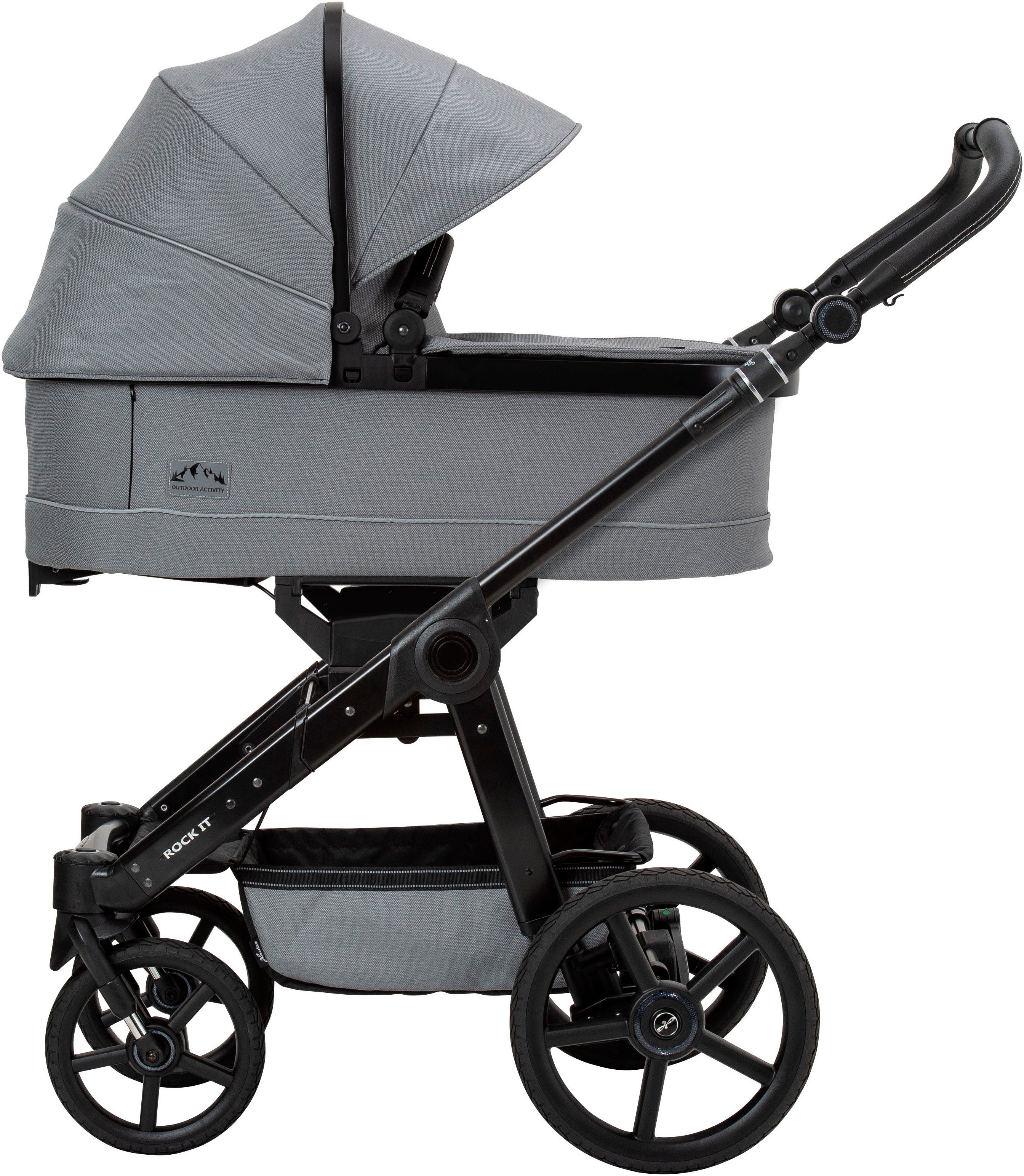 Hartan Combi-kinderwagen Rock it GTR Outdoor met handrem (set)
