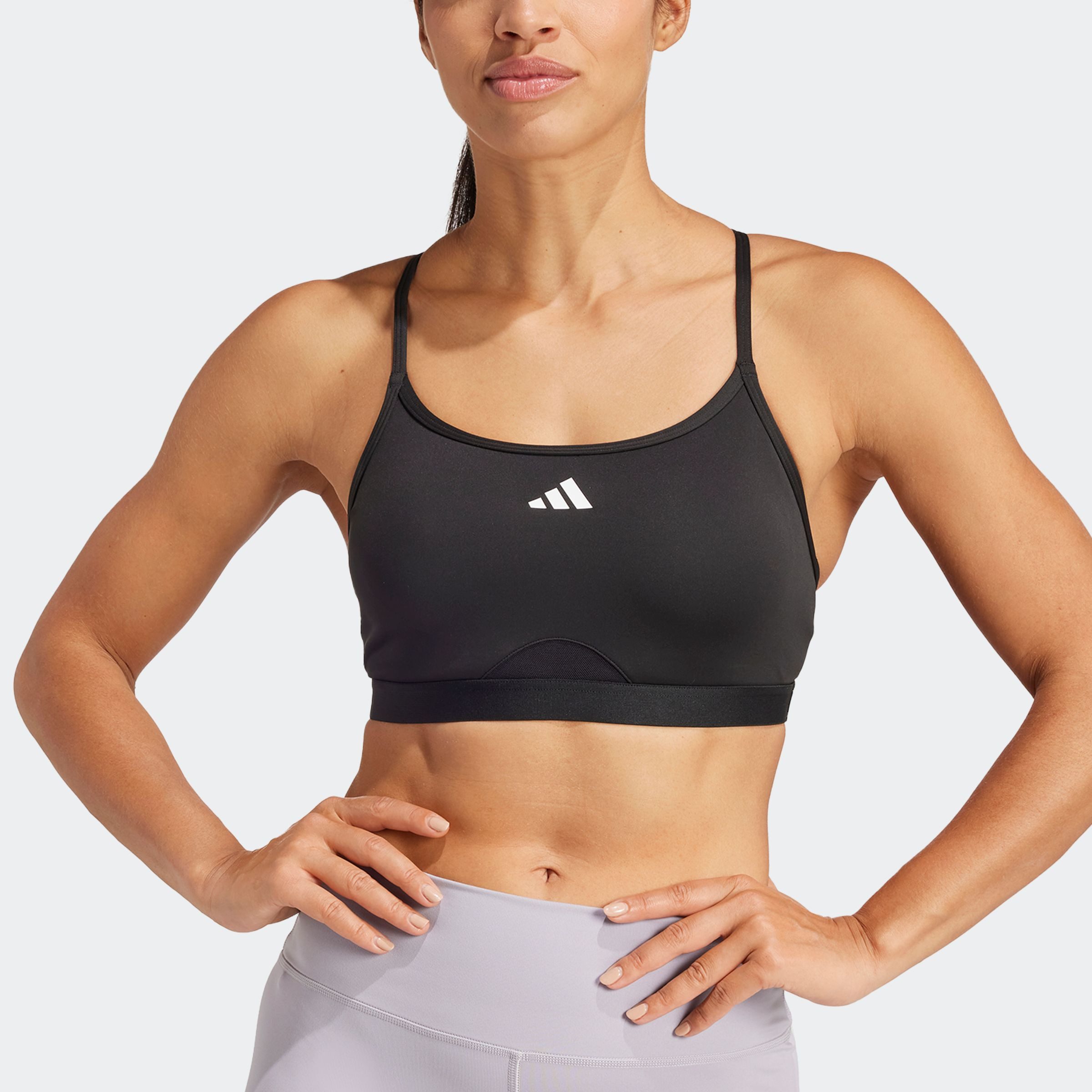 adidas Performance Sport-bh AERCT LS BRA (1-delig) dames sport bh's maat L zwart