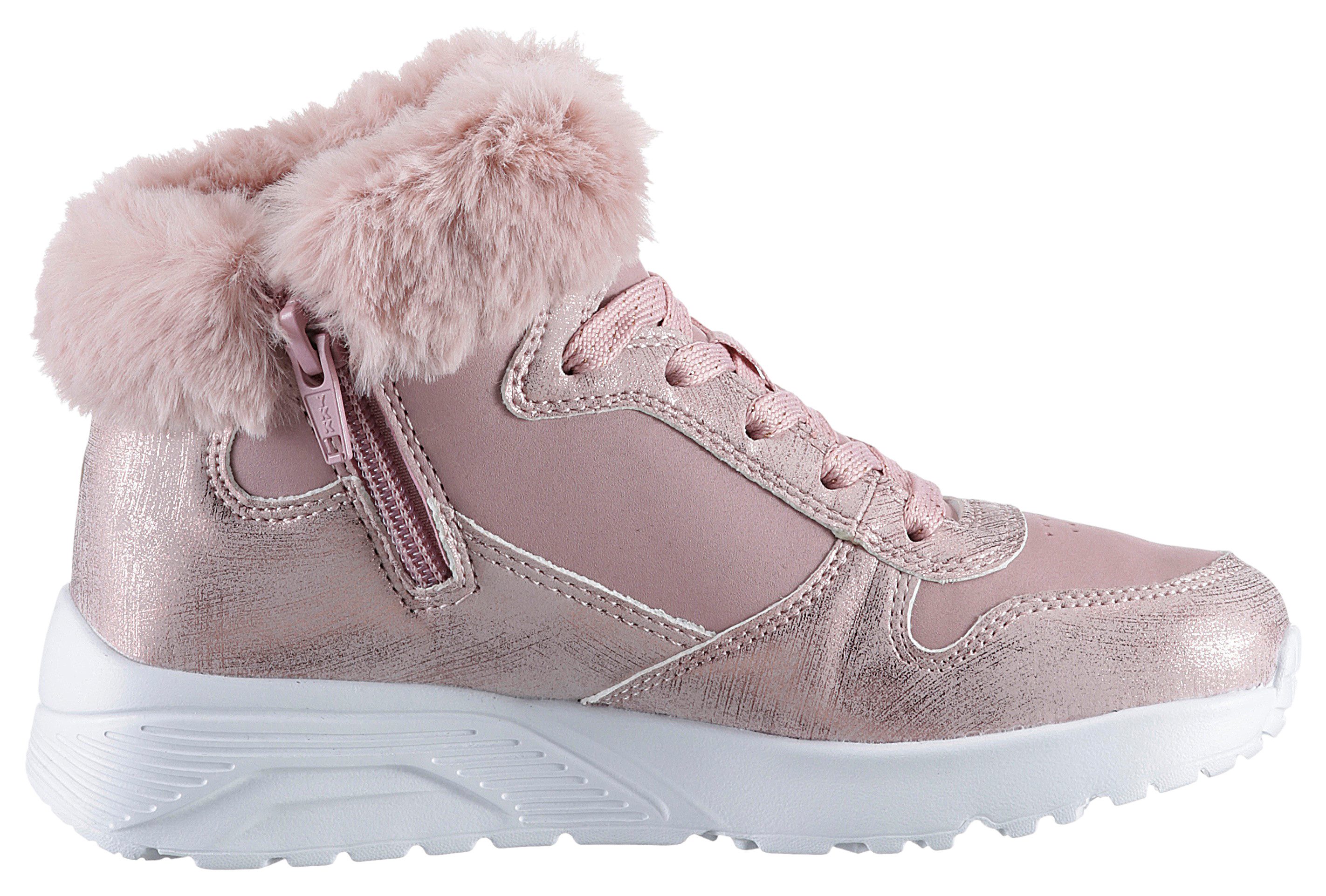 Skechers Sneakers Uno Lite - Comfurt Collar , veterschoenen, winterlaarzen, high top sneaker met verwarmende voering