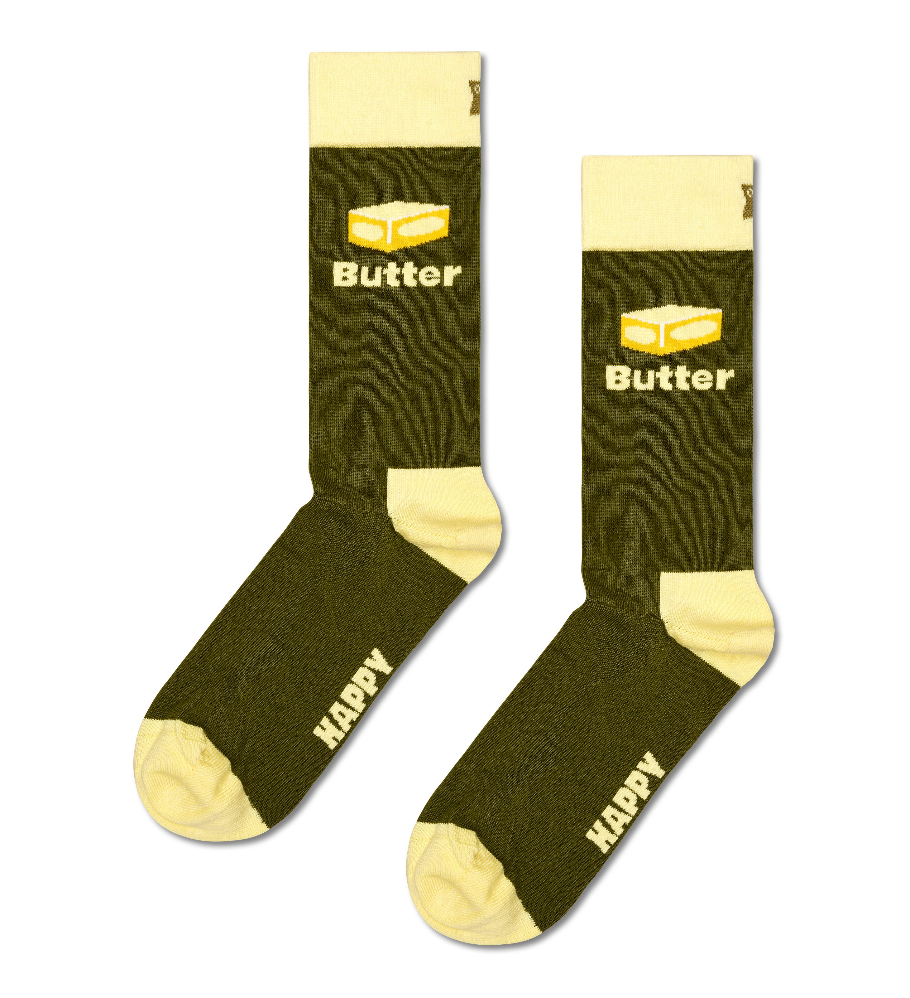 Happy Socks Lange sokken met leuke ontbijt-motieven (Set van 4)