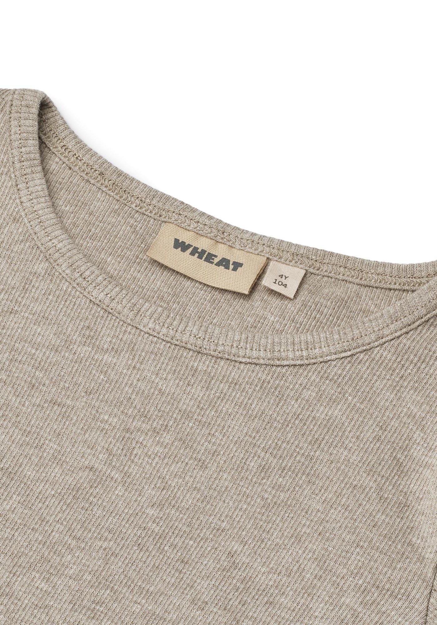 WHEAT Shirt met lange mouwen Rib T-Shirt L/S Ida