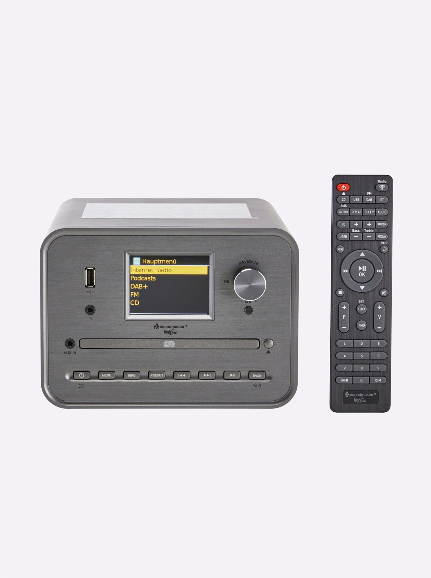 Soundmaster Digitale radio DAB Music-center