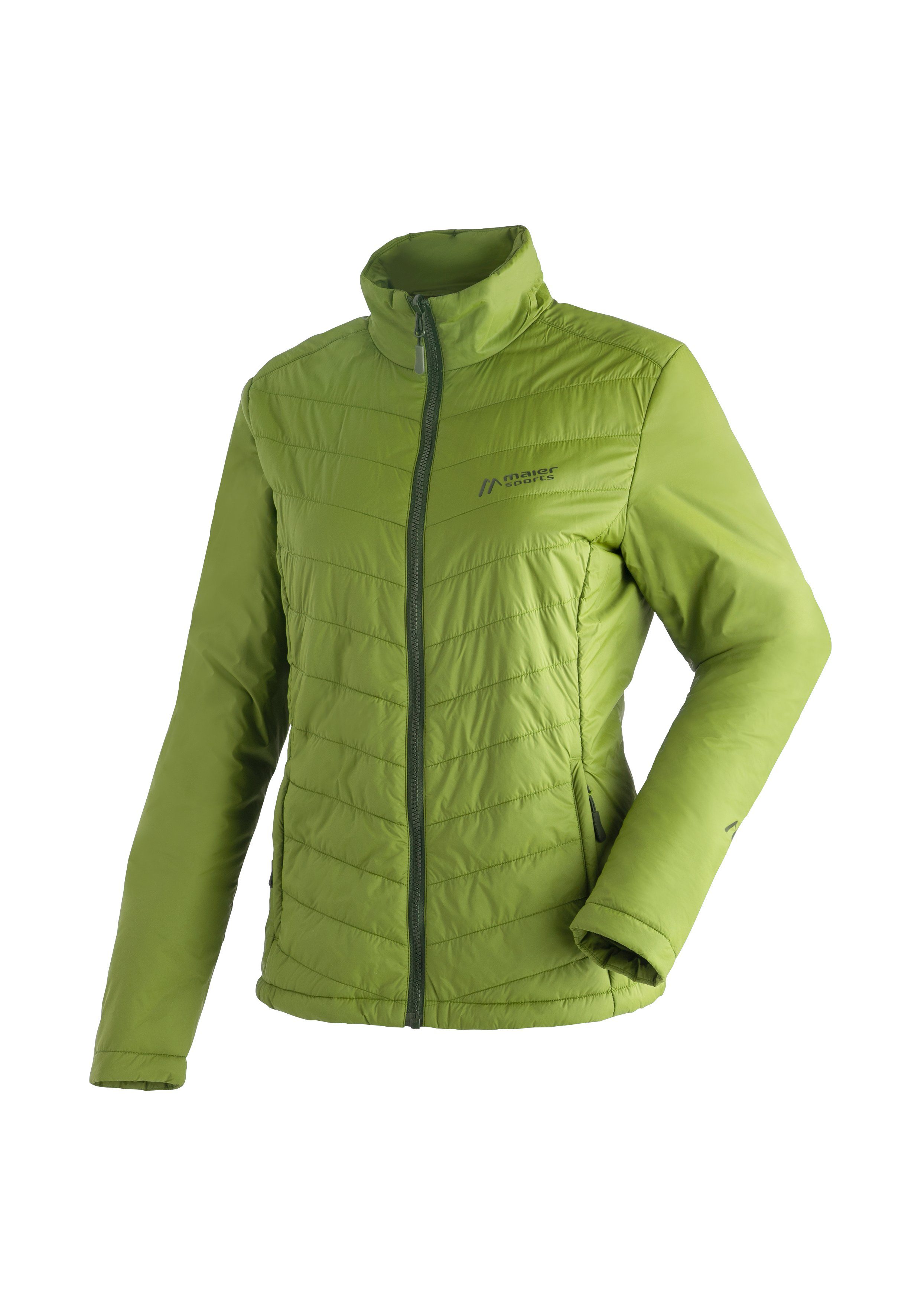 Maier Sports Outdoorjack Ribut Long W Dames wandeljas, ademend en waterdicht, regenjas met capuchon