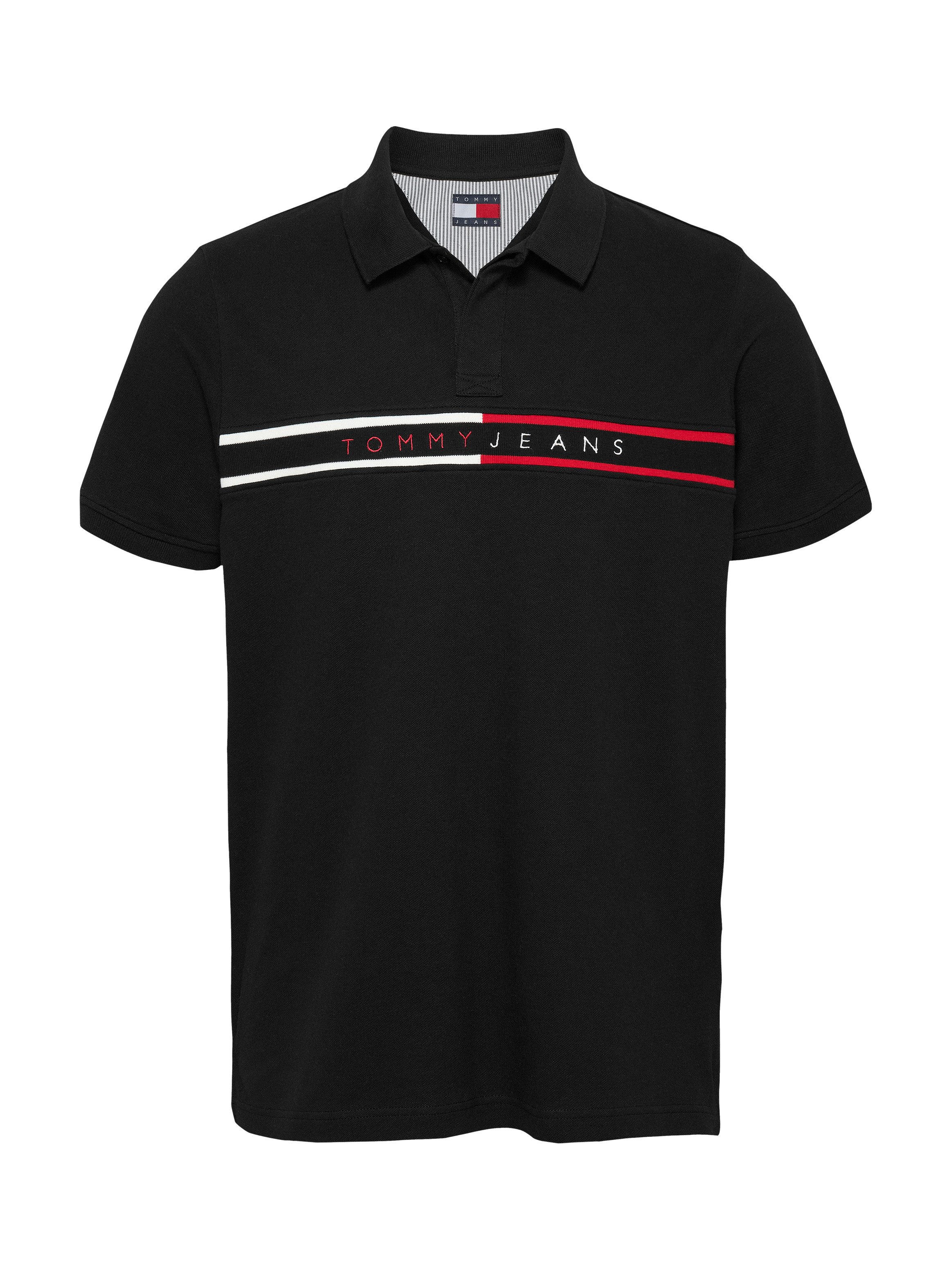 TOMMY JEANS Poloshirt TJM SLIM CHEST FLAG POLO