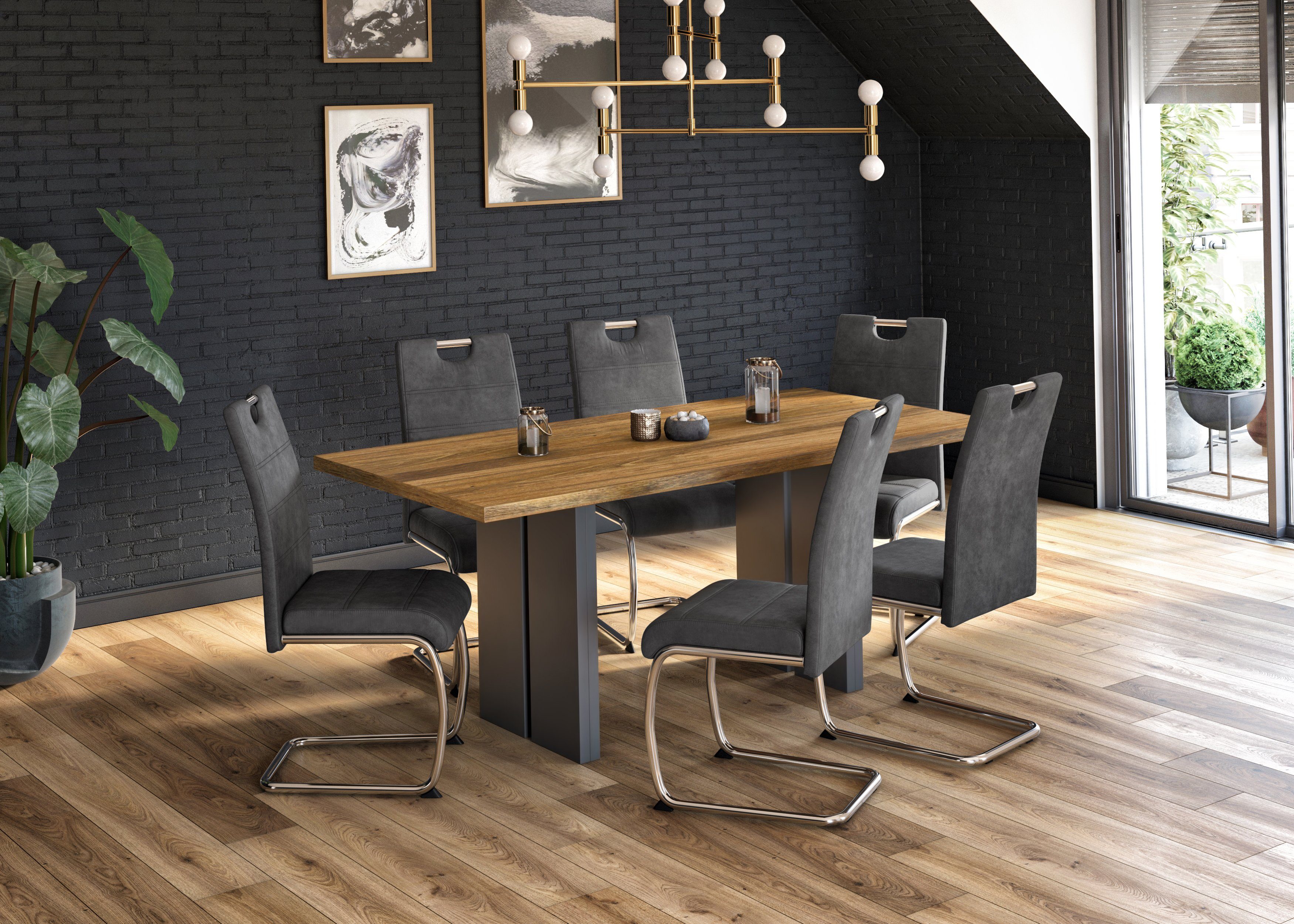 HELA Vrijdragende stoel Flora, eetkamerstoelen
